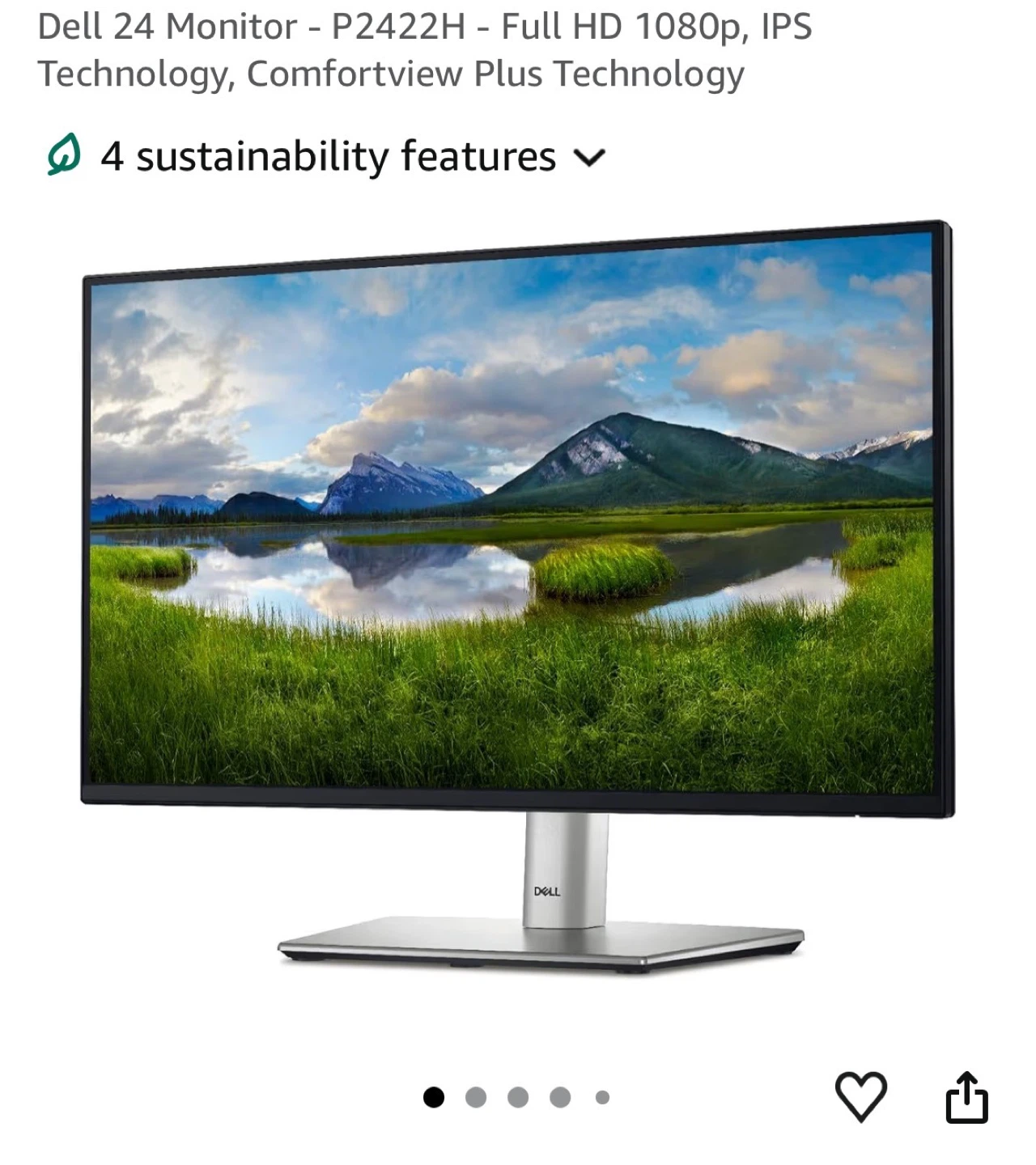 Dell 24" P2422H Full HD 1080p IPS Monitor *2