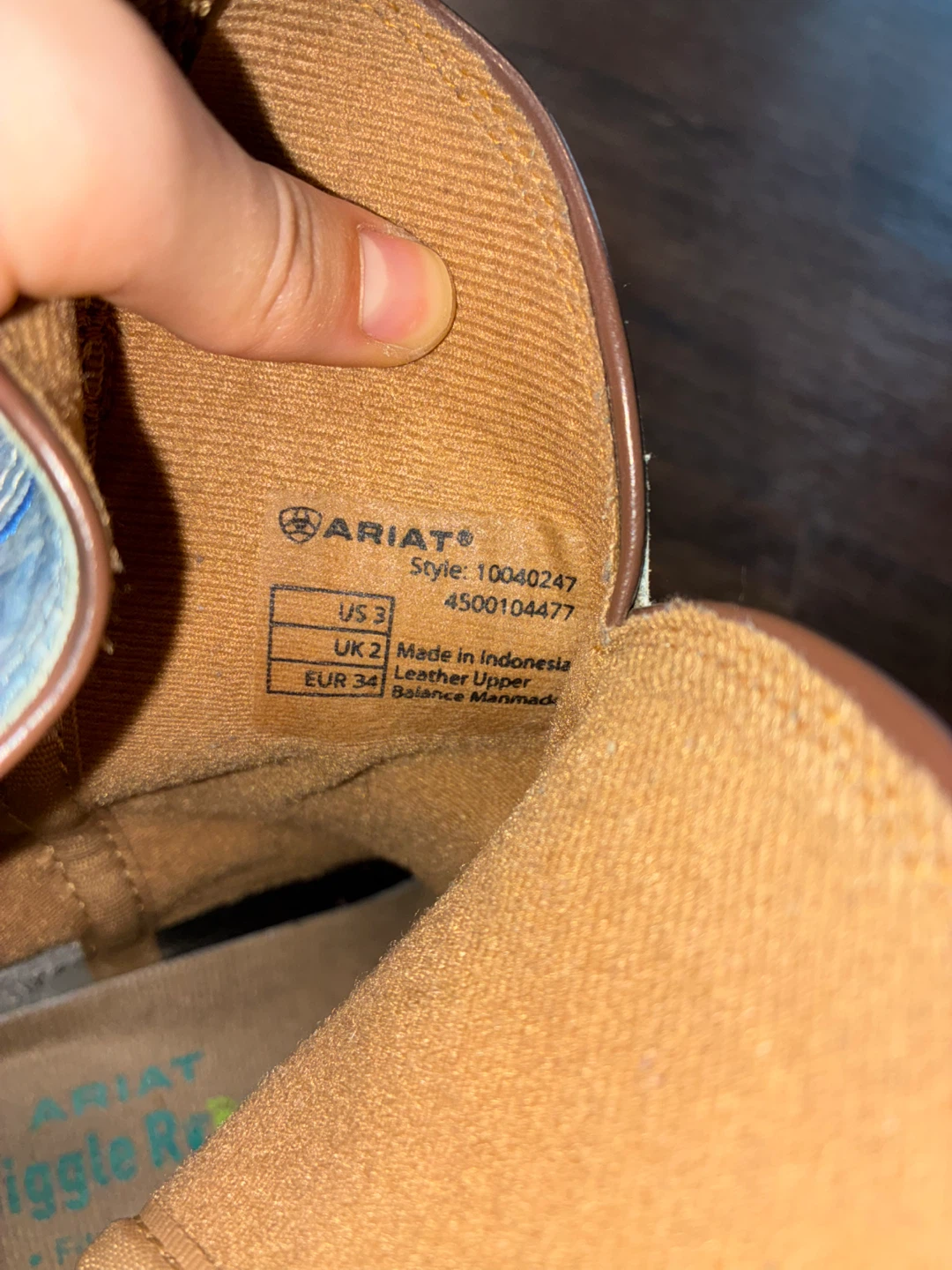 Ariat Western Boots - US Size 3 - photo 3