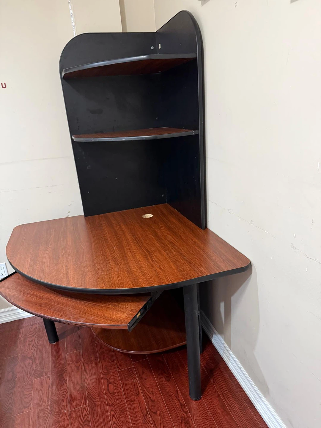 Corner Desk with Shelves - photo 2
