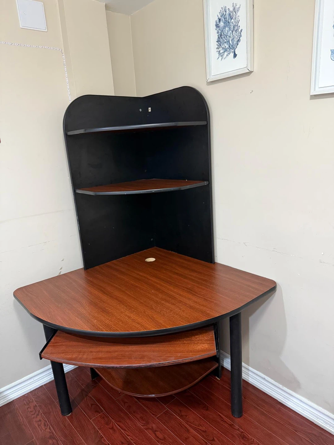Corner Desk with Shelves - photo 5