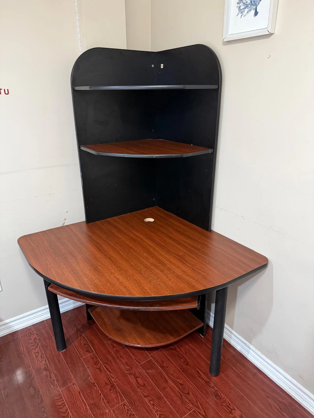 Corner Desk with Shelves - photo 4