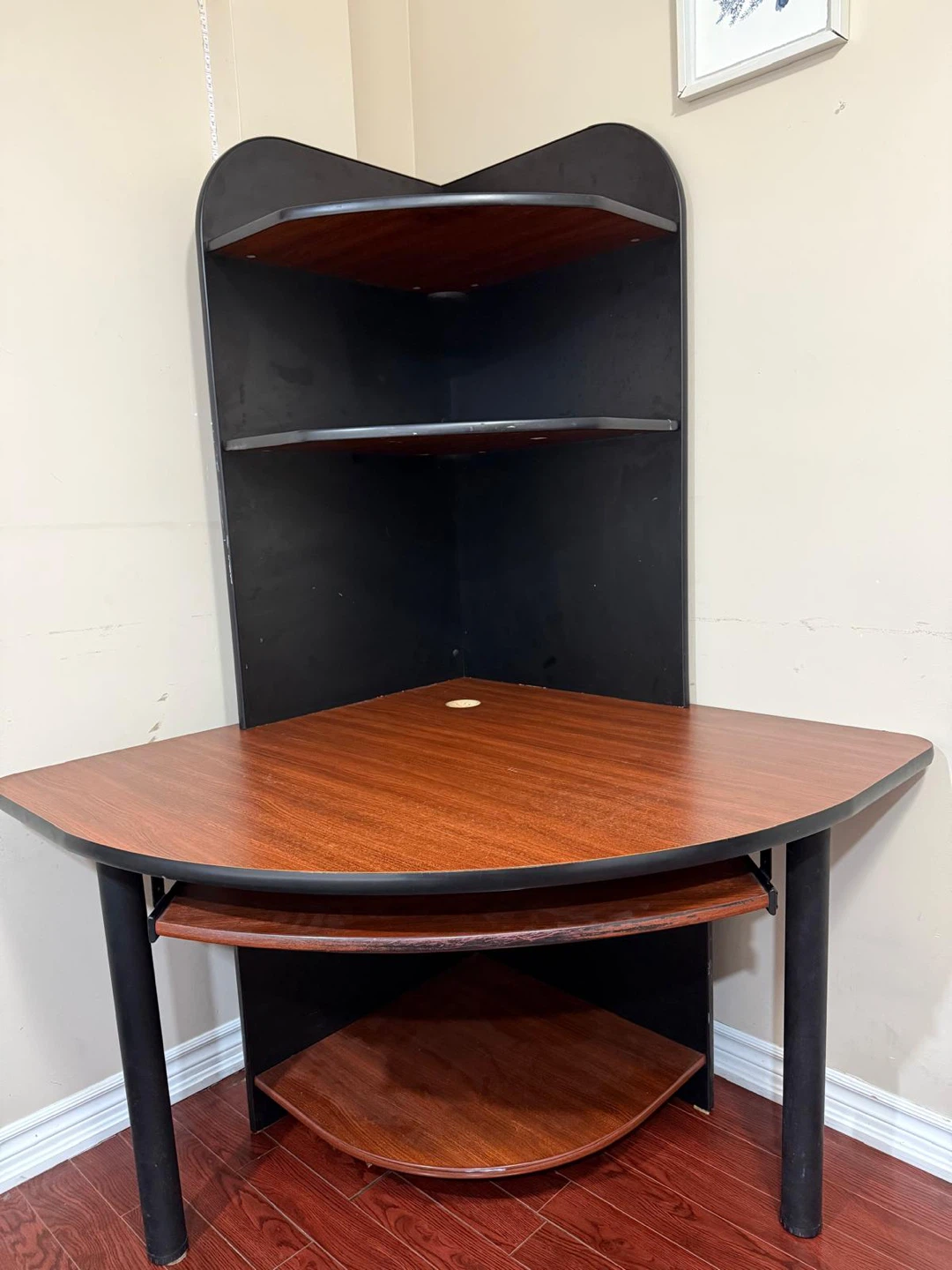 Corner Desk with Shelves - photo 3