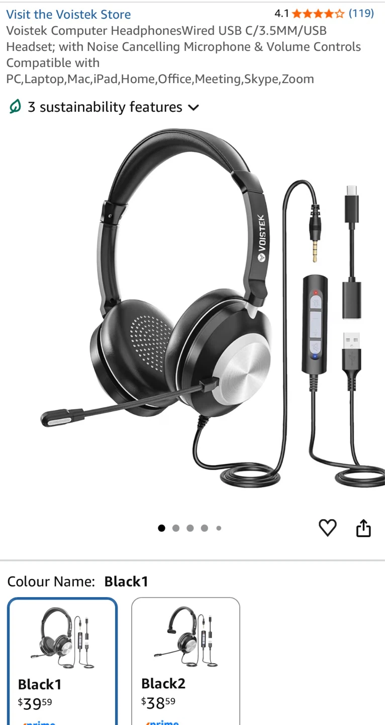 Voistek Computer Headphones - photo 2