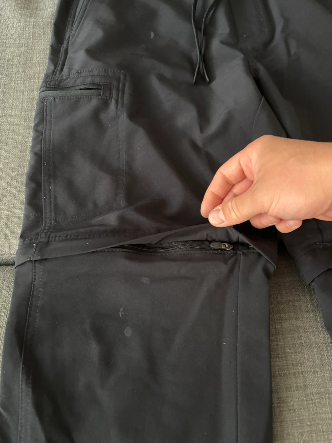 Avalanche Black Zip-Off Hiking Pants - photo 3