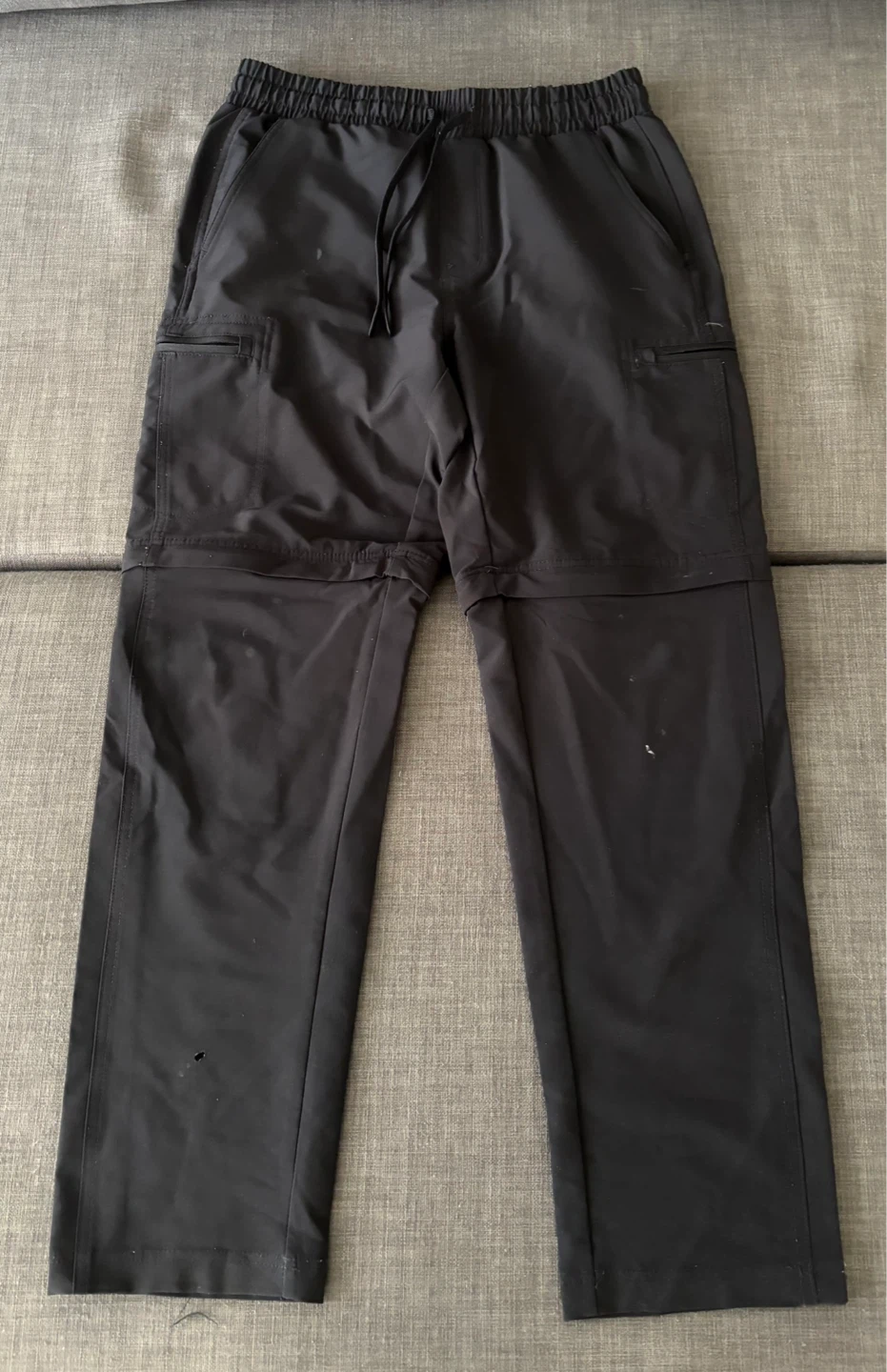 Avalanche Black Zip-Off Hiking Pants