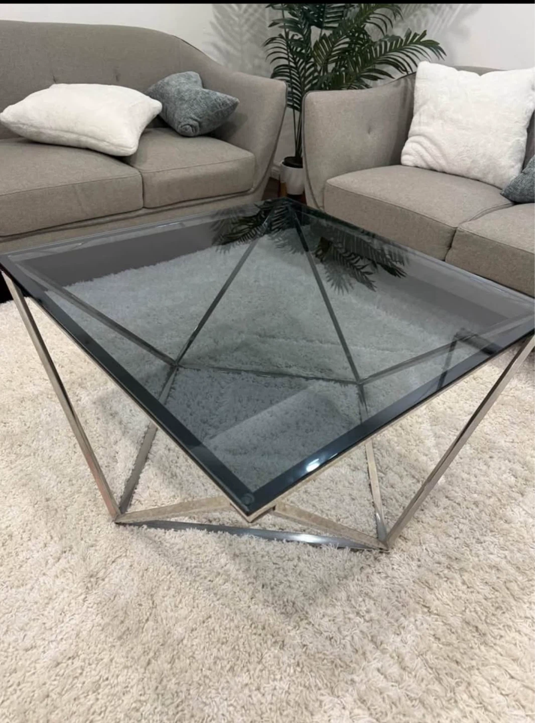 Modern Glass Coffee Table - photo 2
