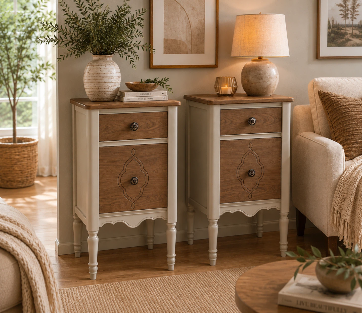 ✨Warm Walnut Accent Tables✨ - photo 3