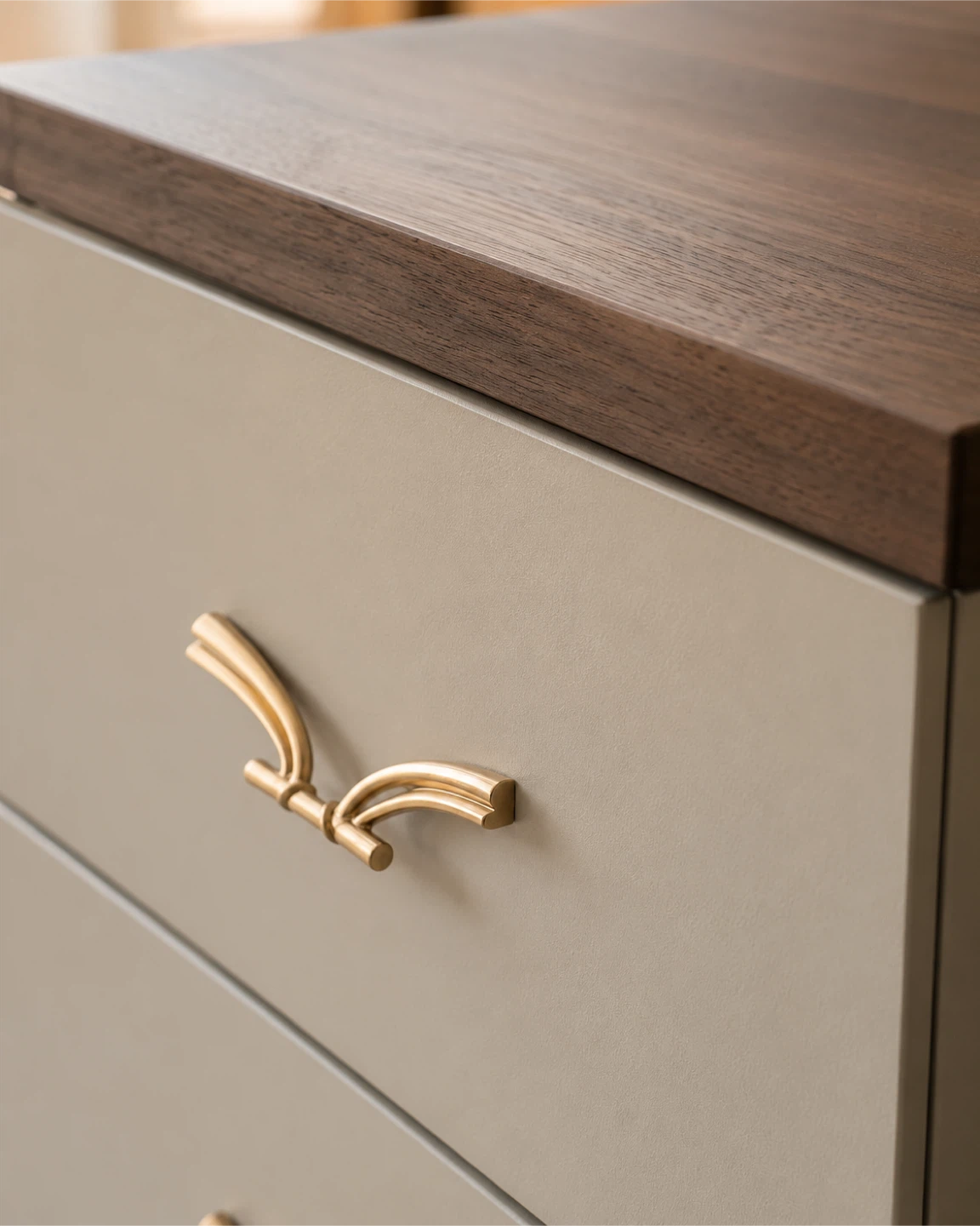 ✨ Walnut & Taupe 6 Drawer Dresser ✨ - photo 5