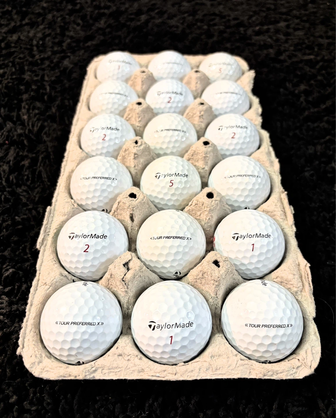 18 Taylormade Tour Preferred X Golf Balls