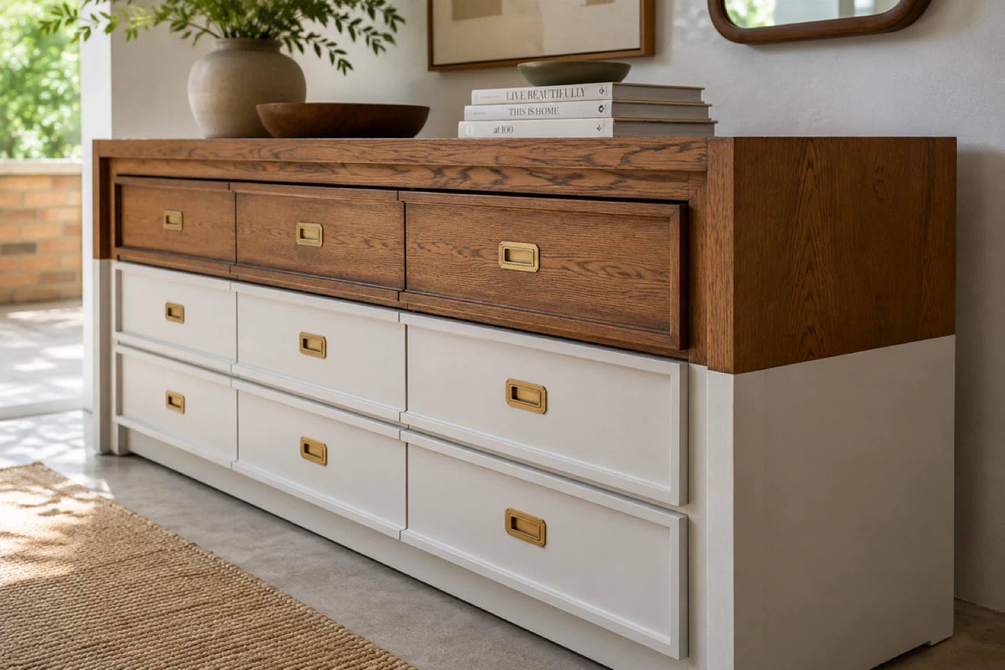 ✨Vintage Campaign Dresser - Modern Organic Style✨ - photo 3