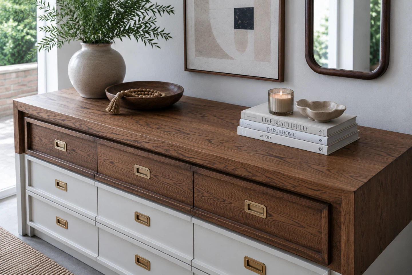 ✨Vintage Campaign Dresser - Modern Organic Style✨ - photo 4
