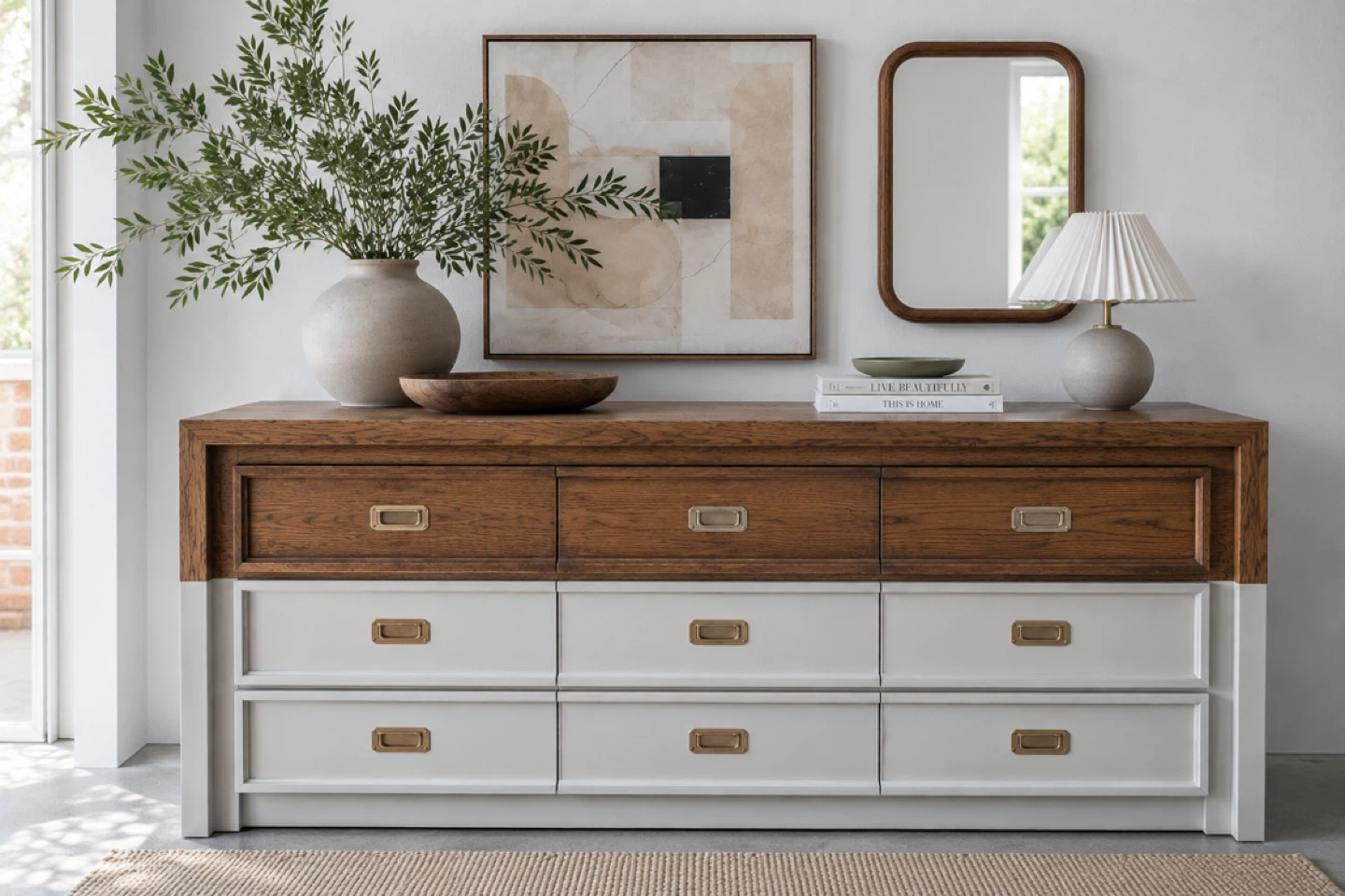 ✨Vintage Campaign Dresser - Modern Organic Style✨ - photo 2