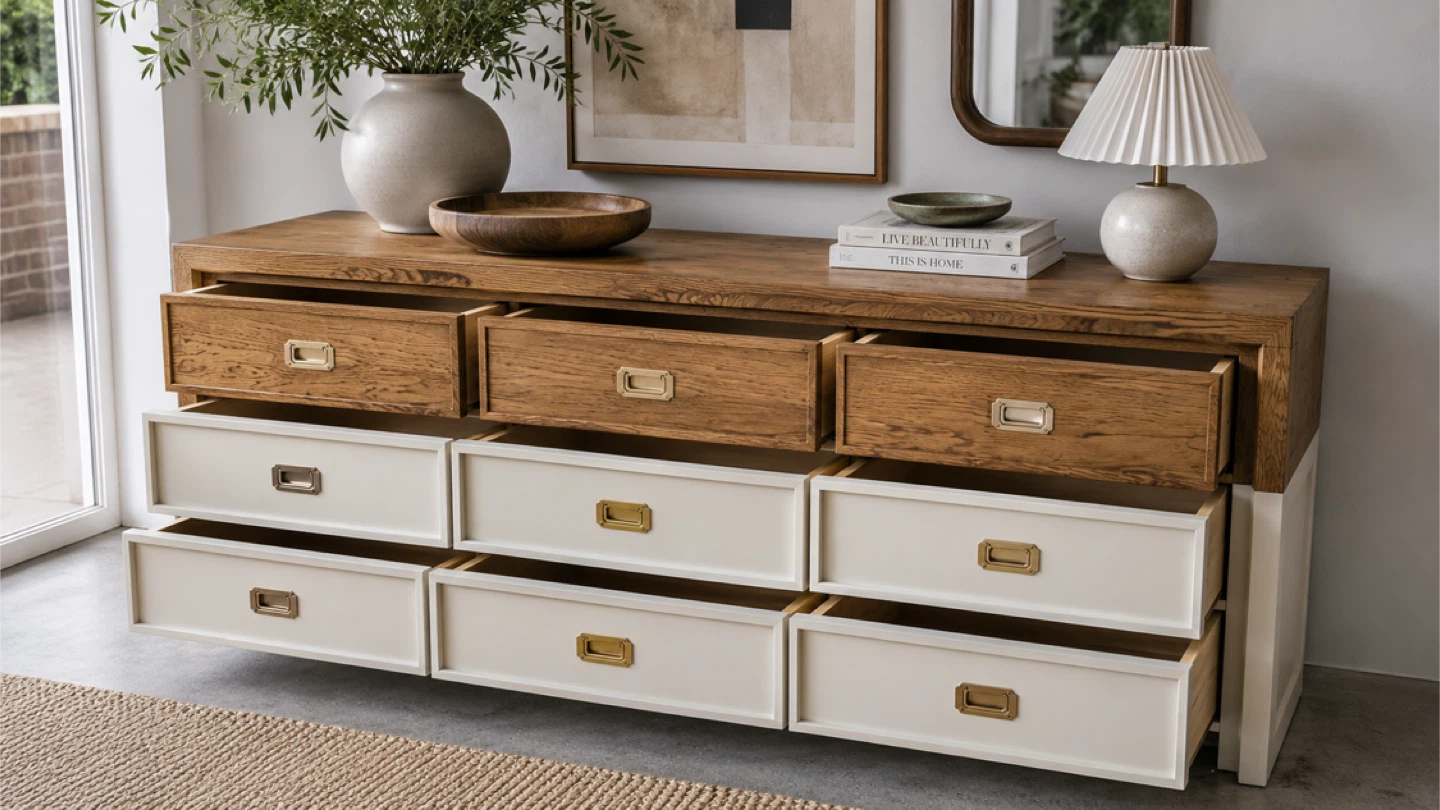 ✨Vintage Campaign Dresser - Modern Organic Style✨ - photo 5