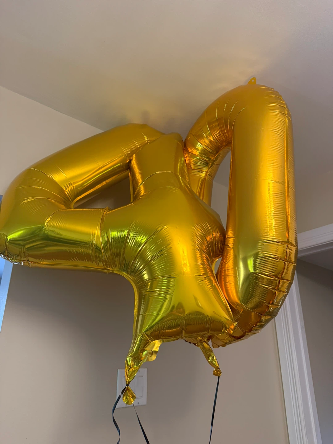 40 helium baloon inflated last Sat May 23
