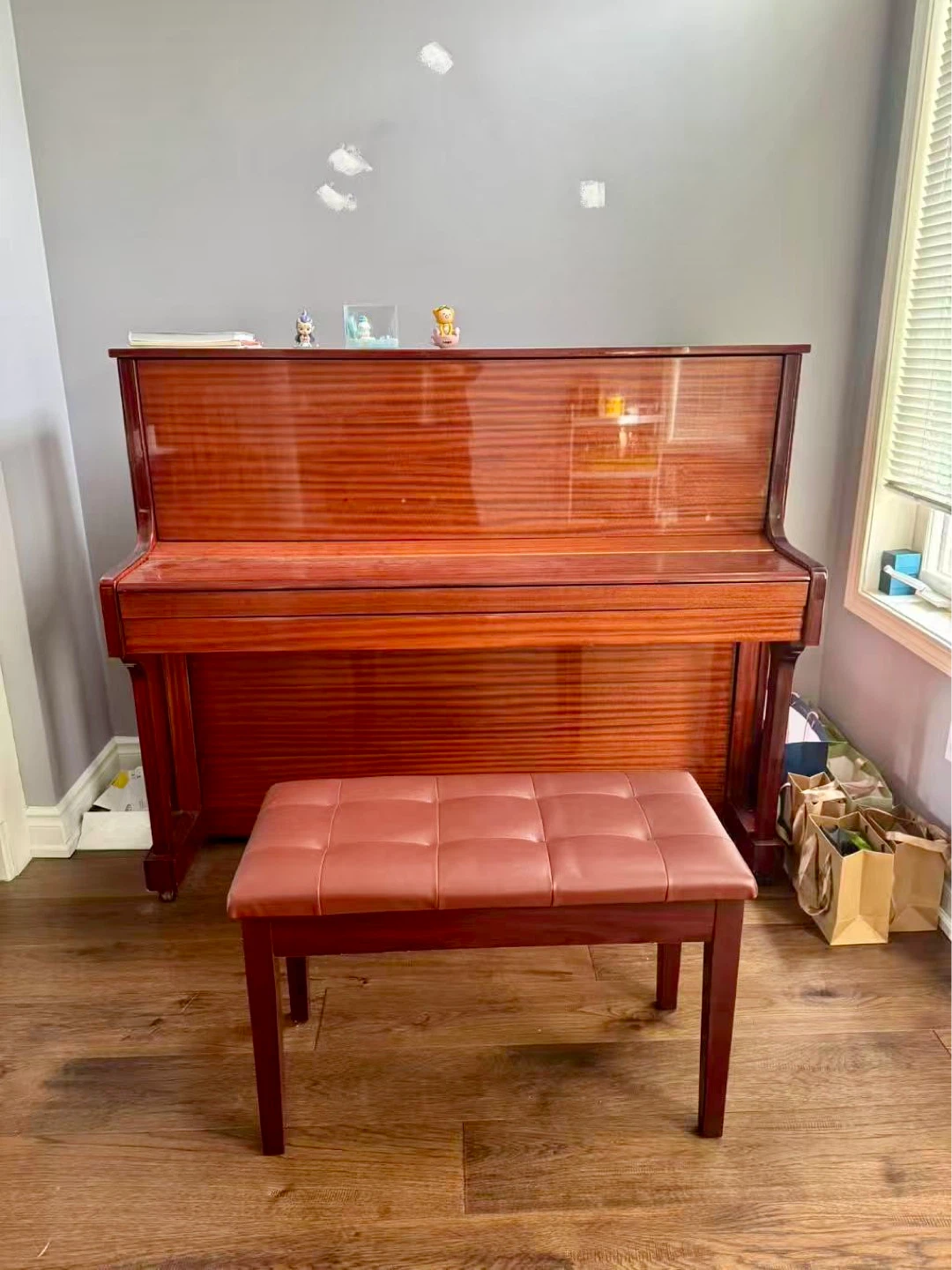 Pollmann Klavier Upright Piano with Bench - photo 2