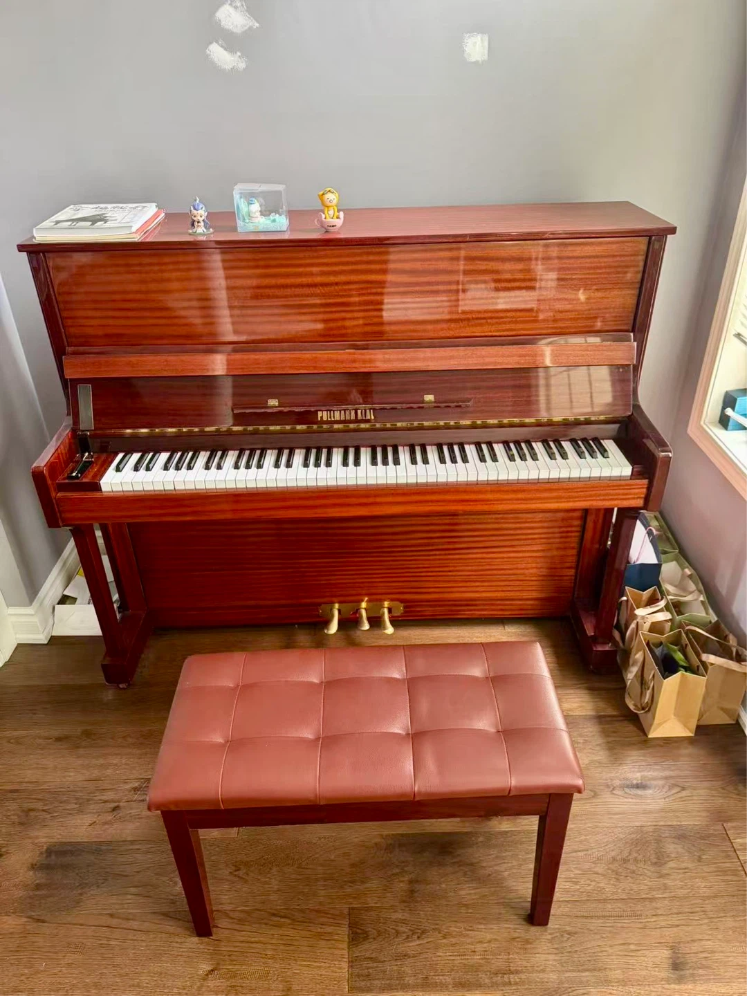 Pollmann Klavier Upright Piano with Bench