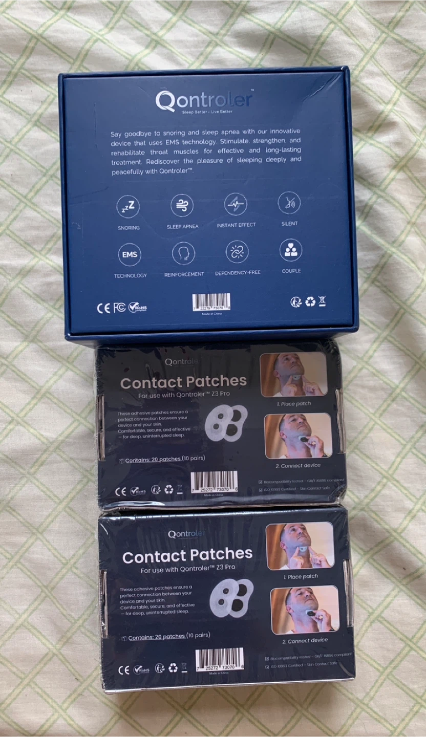 New Open Box Z3 Pro Qontroler Plus 20 Pairs Contact Patches - photo 2