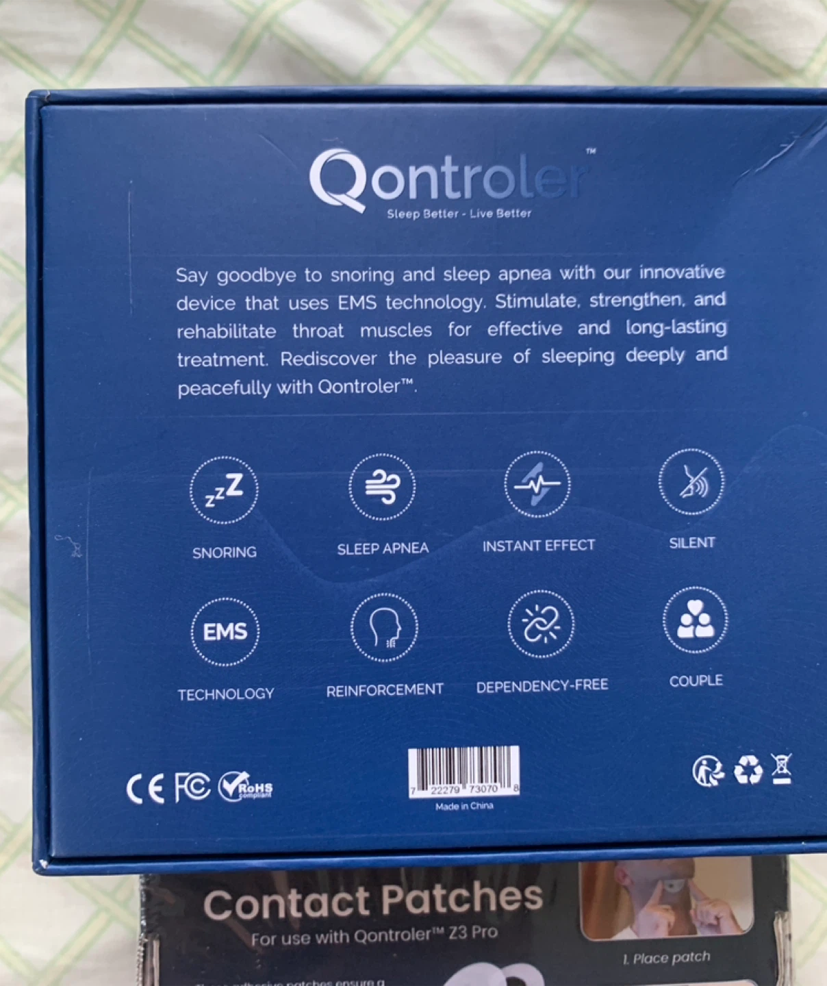 New Open Box Z3 Pro Qontroler Plus 20 Pairs Contact Patches - photo 5