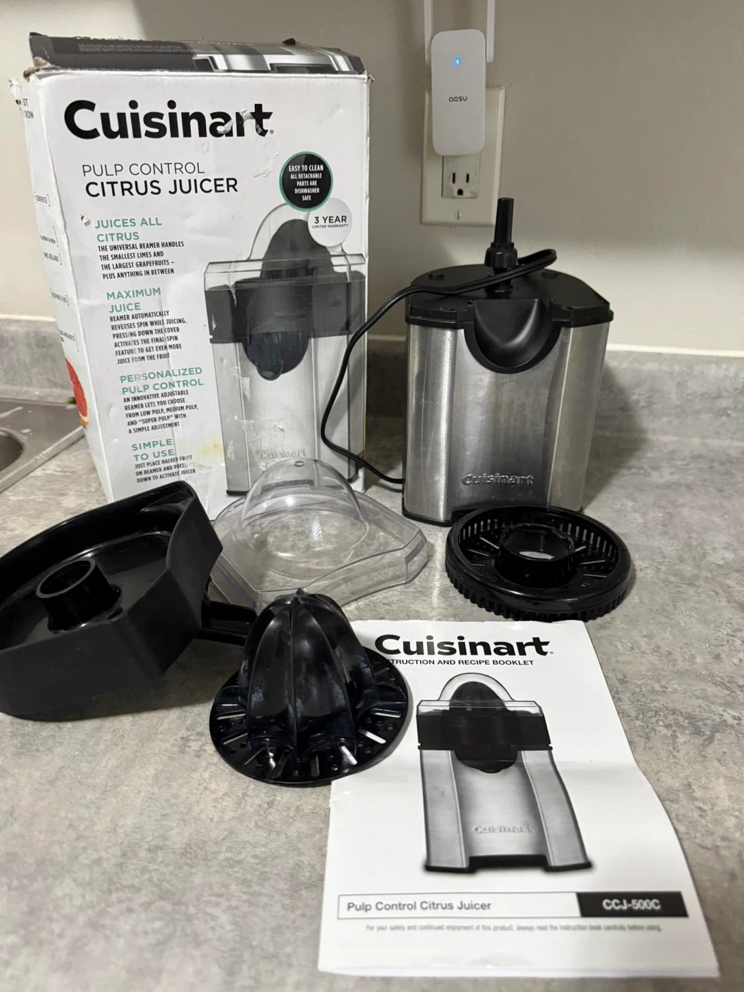LIKE NEW Cuisinart Pulp Citrus Juicer - photo 5