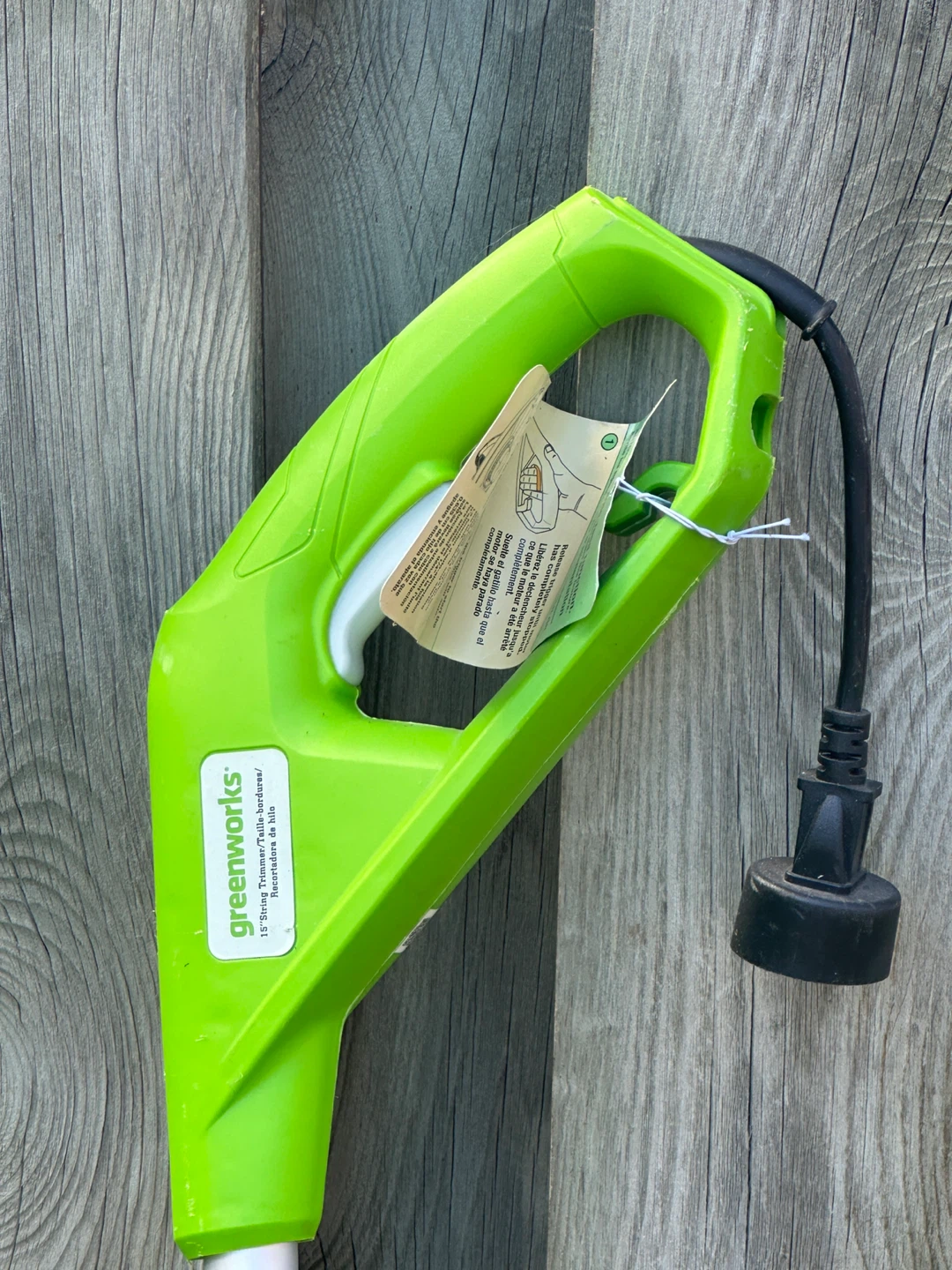Greenworks 15" Electric String Trimmer - photo 3