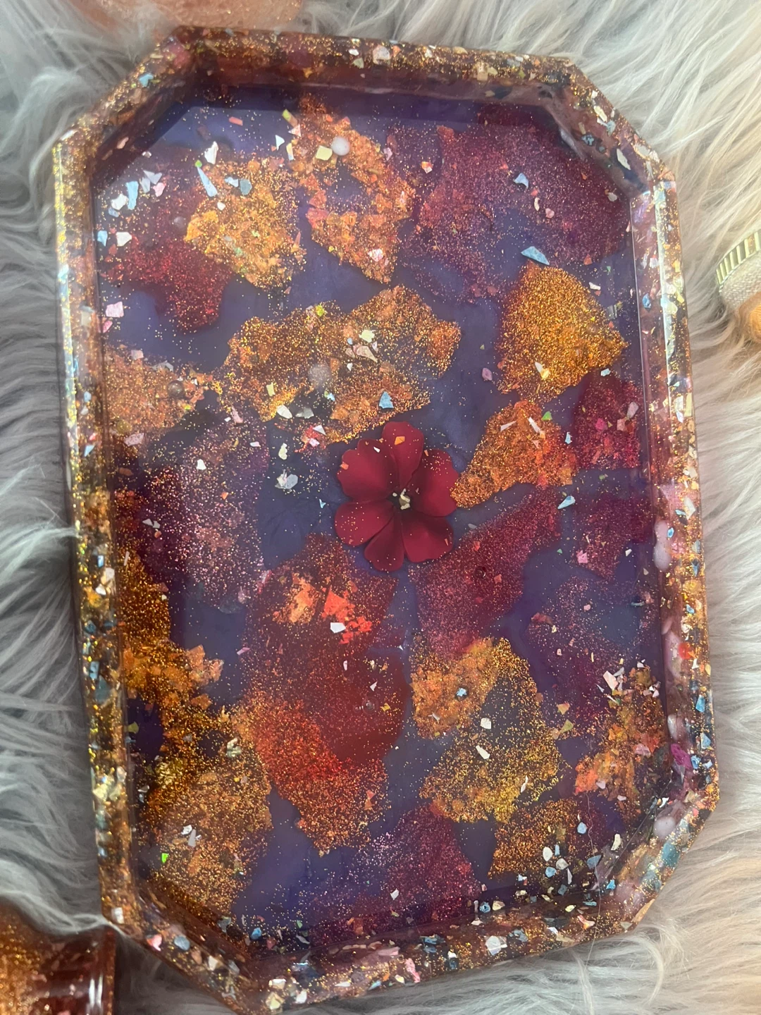 Resin Tray Set with Jar and Bowl - photo 4