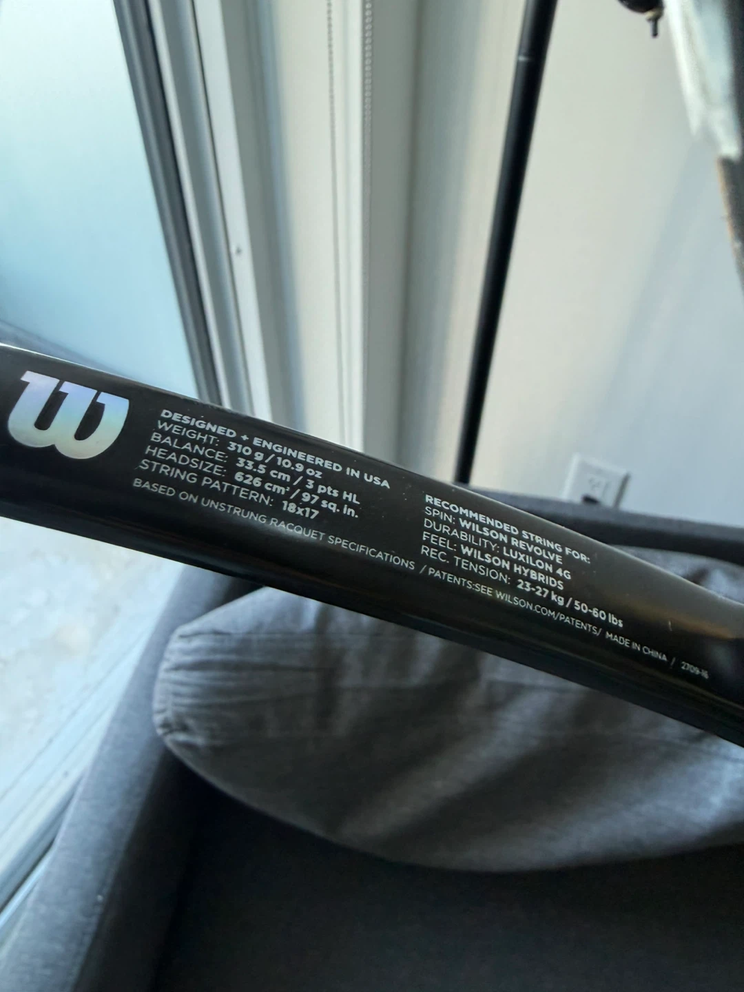 Wilson Pro Staff 97S Tennis Racquet - photo 2