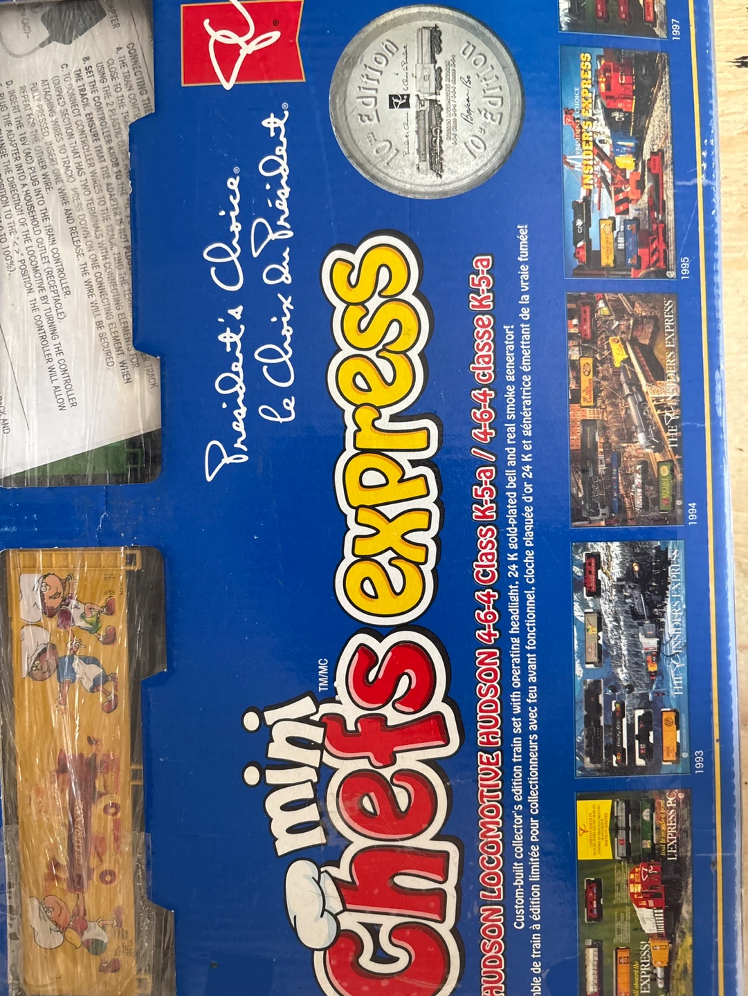 Mini Chefs Express Hudson Locomotive Train Set - photo 3