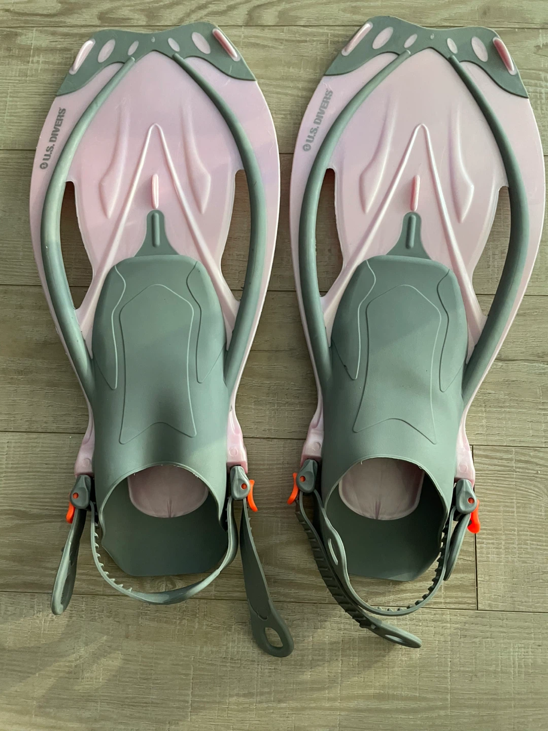 U.S. Divers Pink & Grey Swim Fins - photo 2