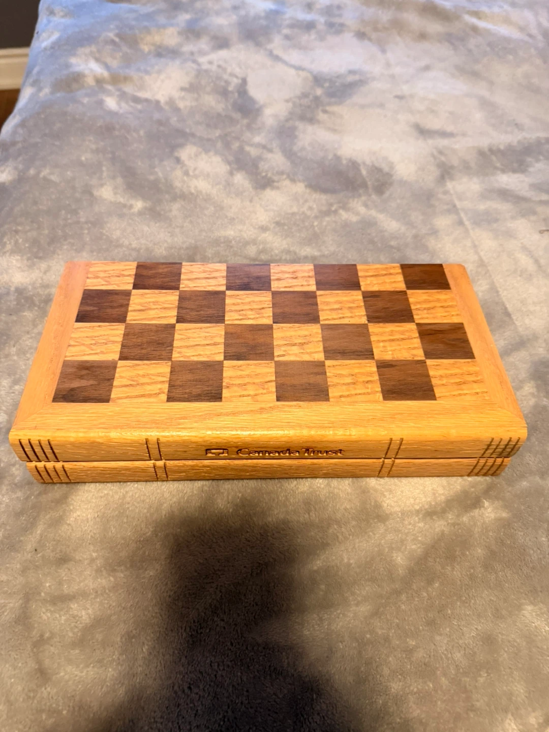 Canada Trust Wooden Chess Set
