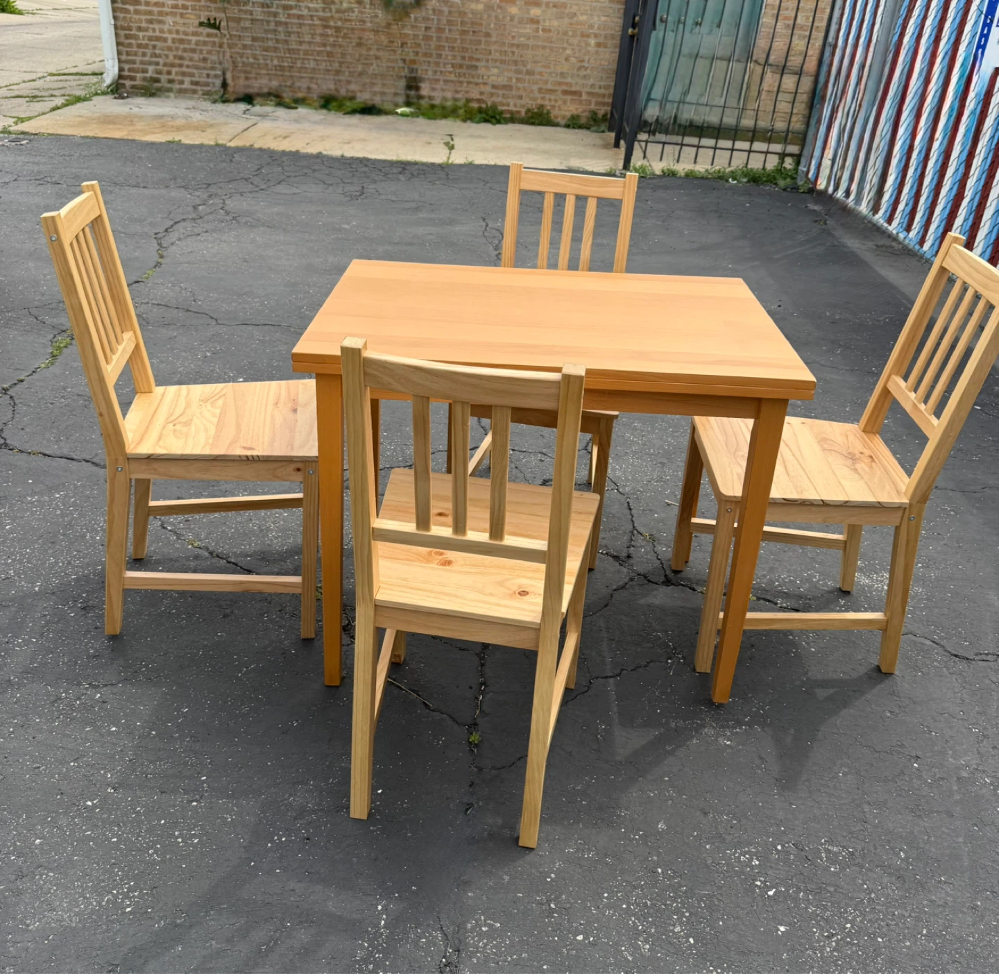Light Wood Dining Table and 6 Chairs Set. $100.00 or best offer - photo 2