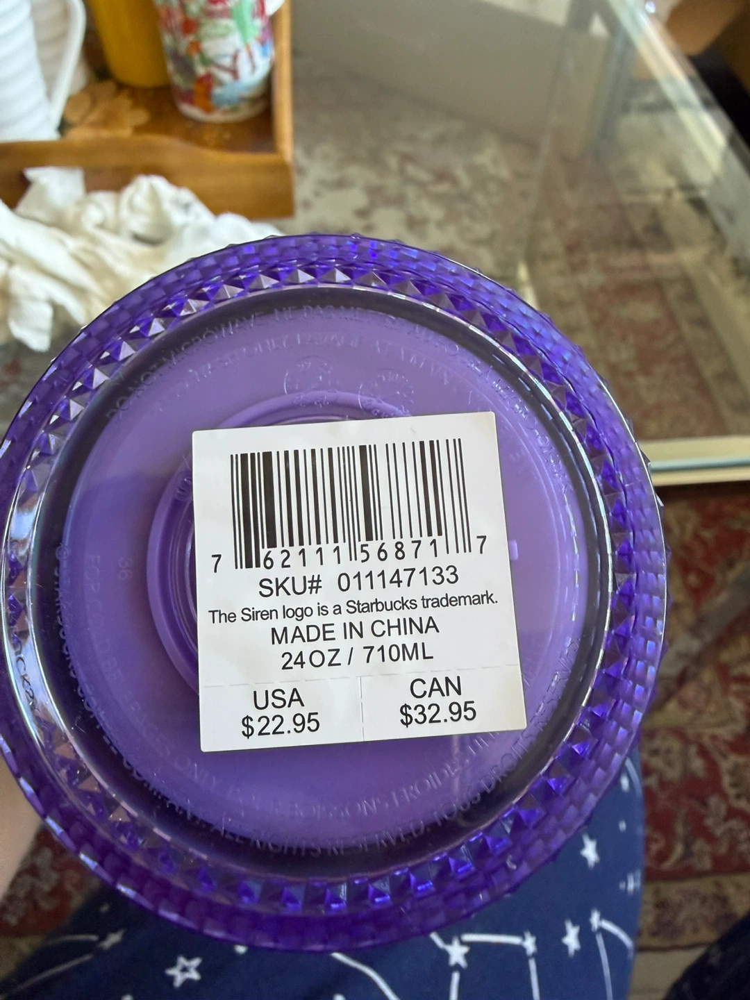 Starbucks Tumbler with Straw - Purple - 24 oz - photo 2