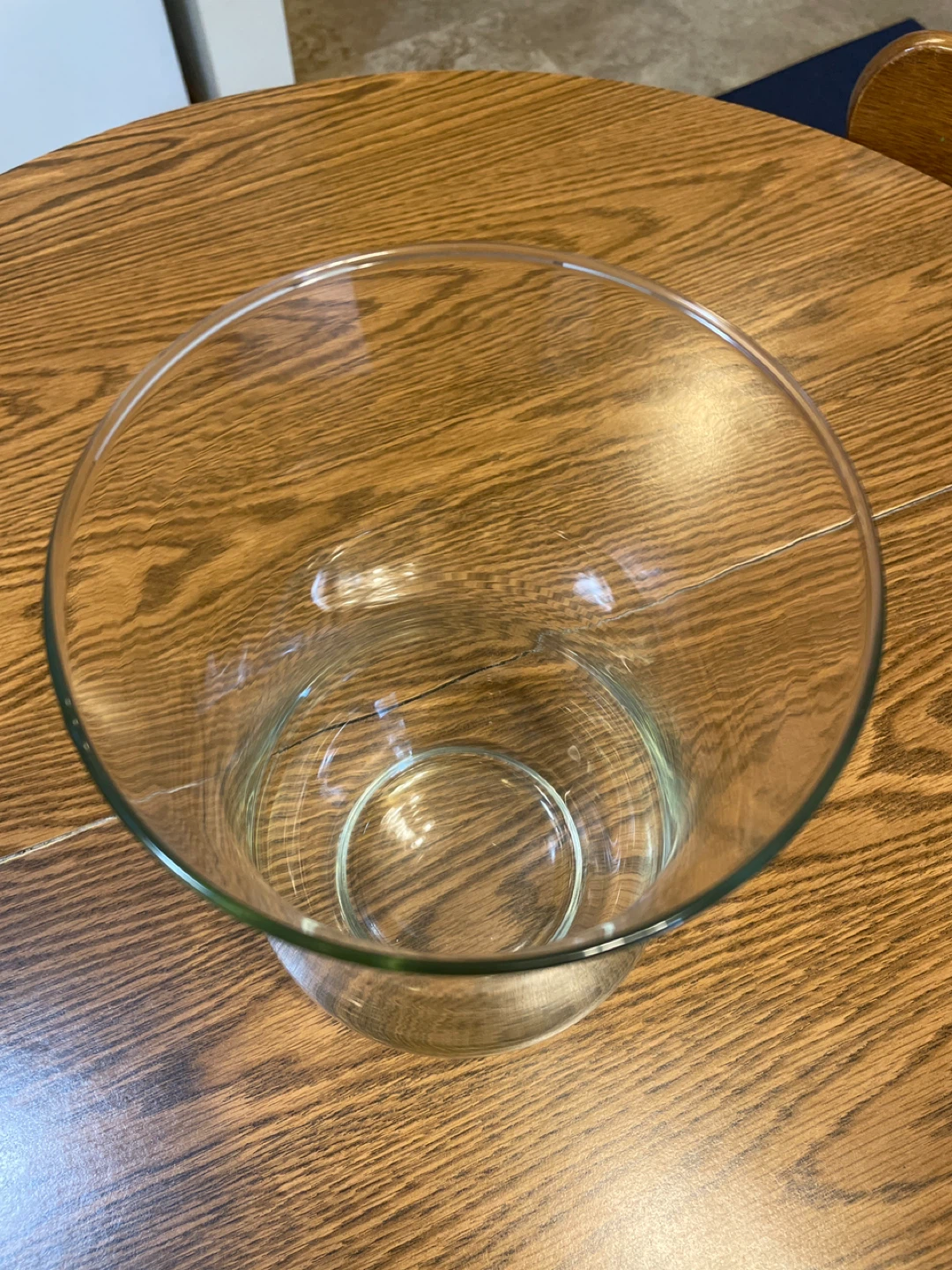 Large Clear Glass Vase - photo 2