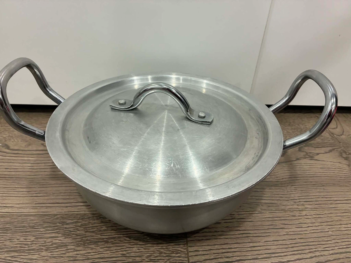 RK Imports Aluminium Karahi Pot with Lid