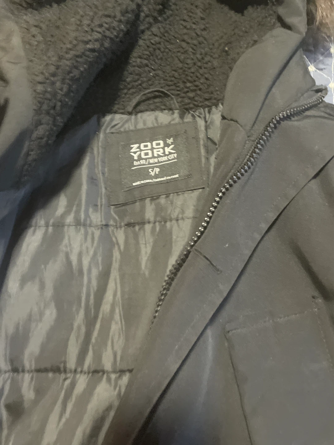 ZOOM YORK Black Winter Parka Jacket - photo 2