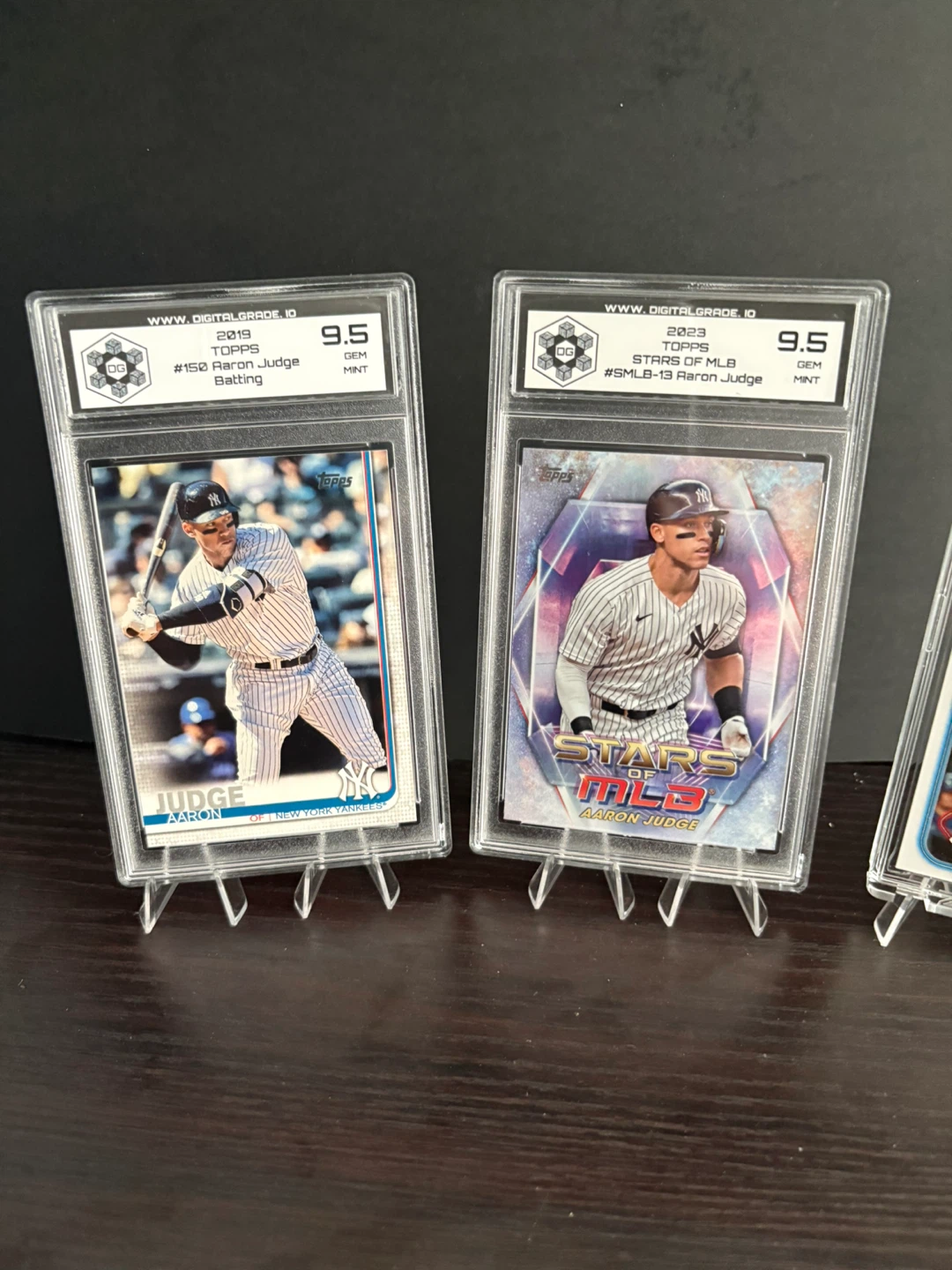 Collection of 4 Aaron Judge Baseball Cards - photo 2