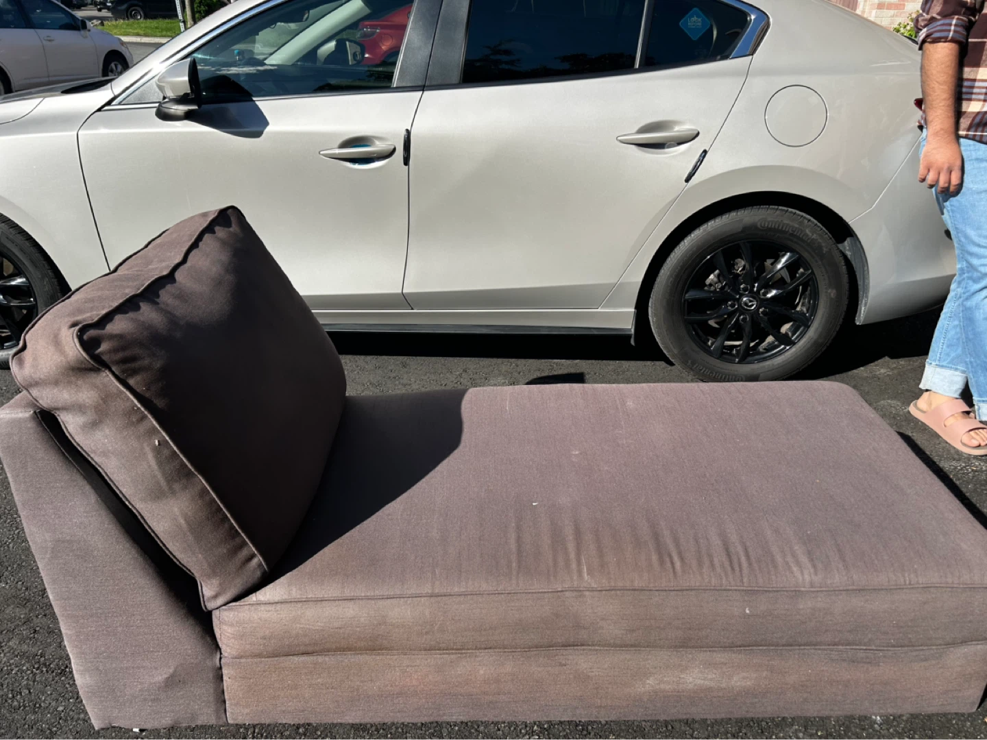 Brown Outdoor Chaise Lounge Chair - photo 3
