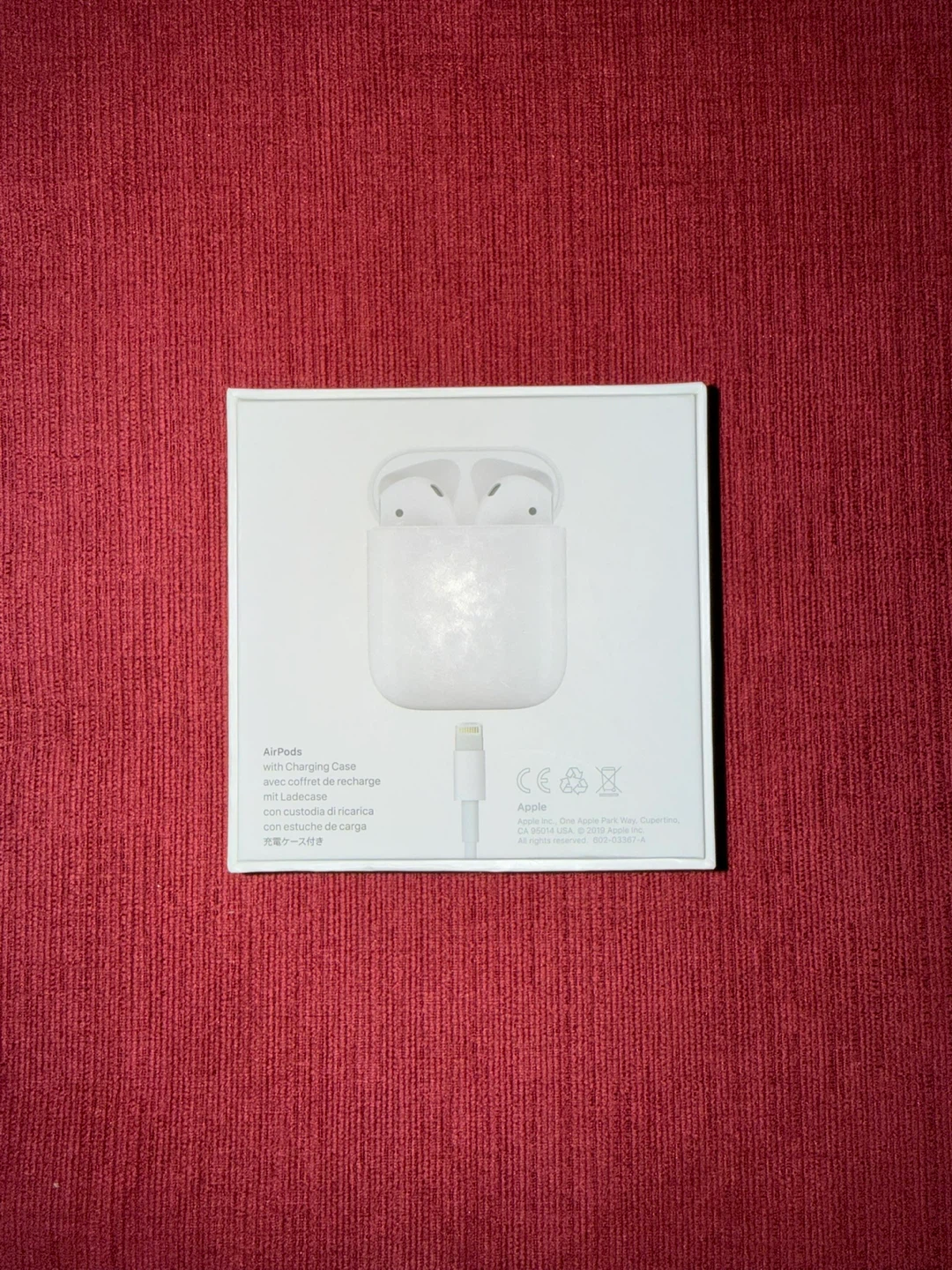 Apple Airpods (2nd Generation) with box, cable USED - photo 4