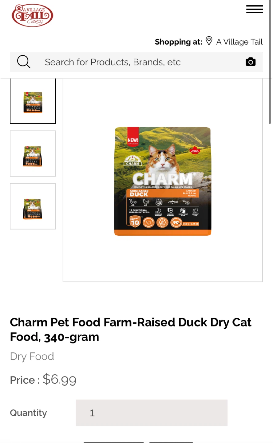 ‼️MUST-GO‼️Charm Farm-Raised Duck Complete & Balanced Cat Food - photo 3