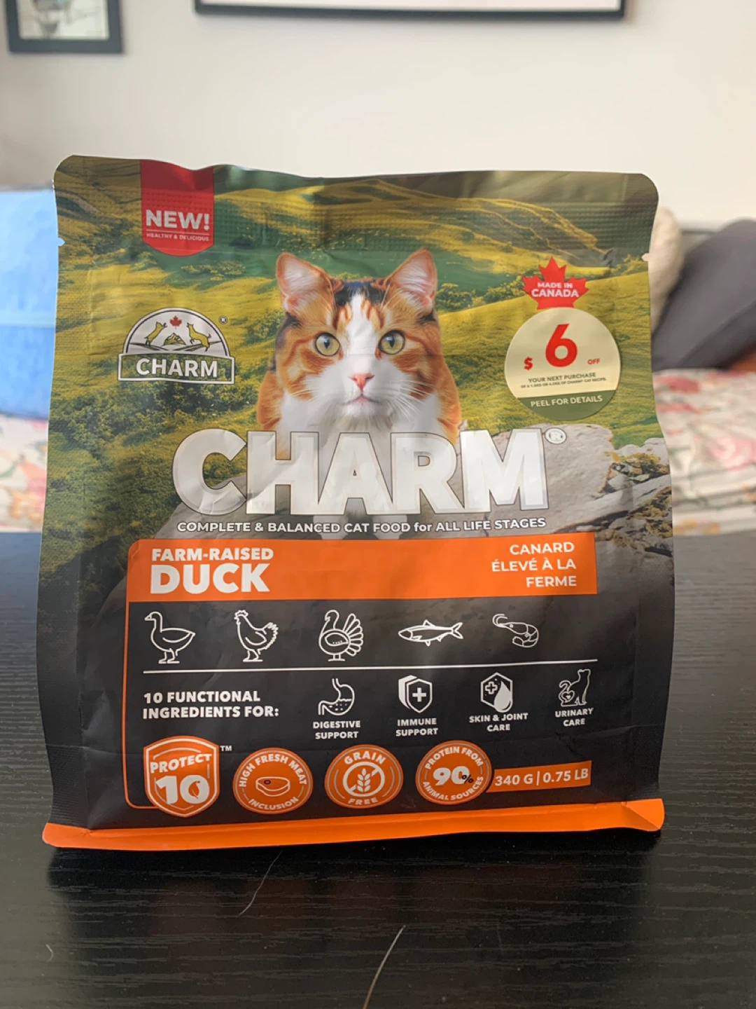 ‼️MUST-GO‼️Charm Farm-Raised Duck Complete & Balanced Cat Food