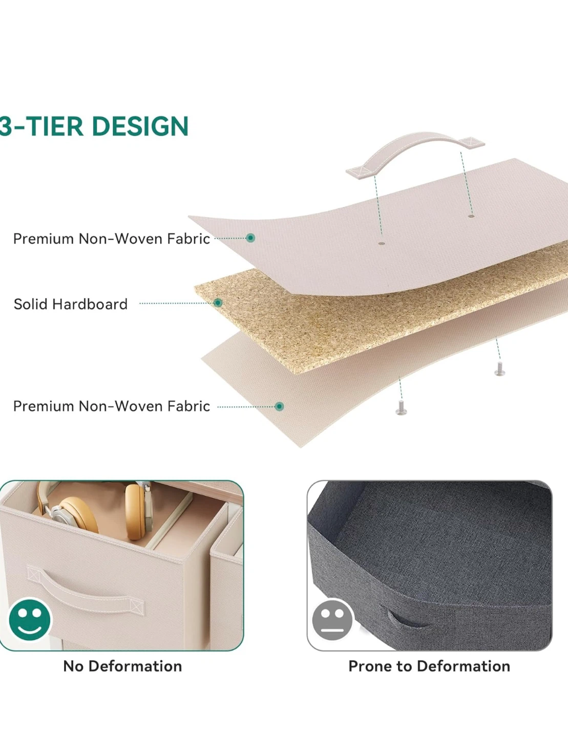 9-Drawer Fabric Dresser - photo 4