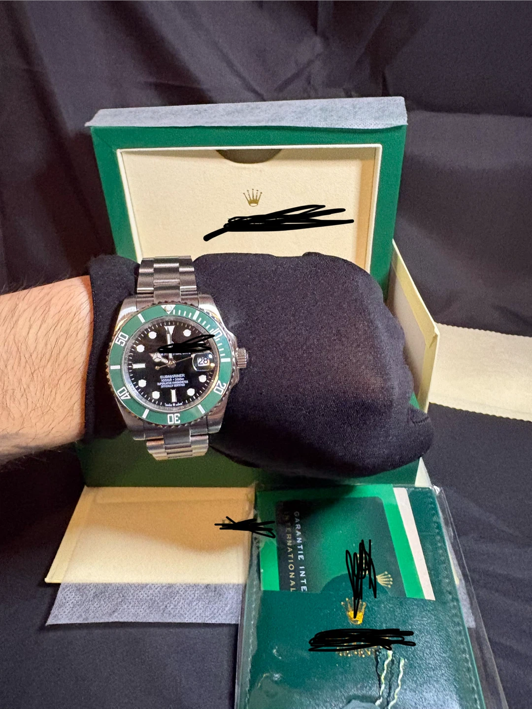 Green Diver Automatic Watch – Swiss Movement – Full Set - photo 2