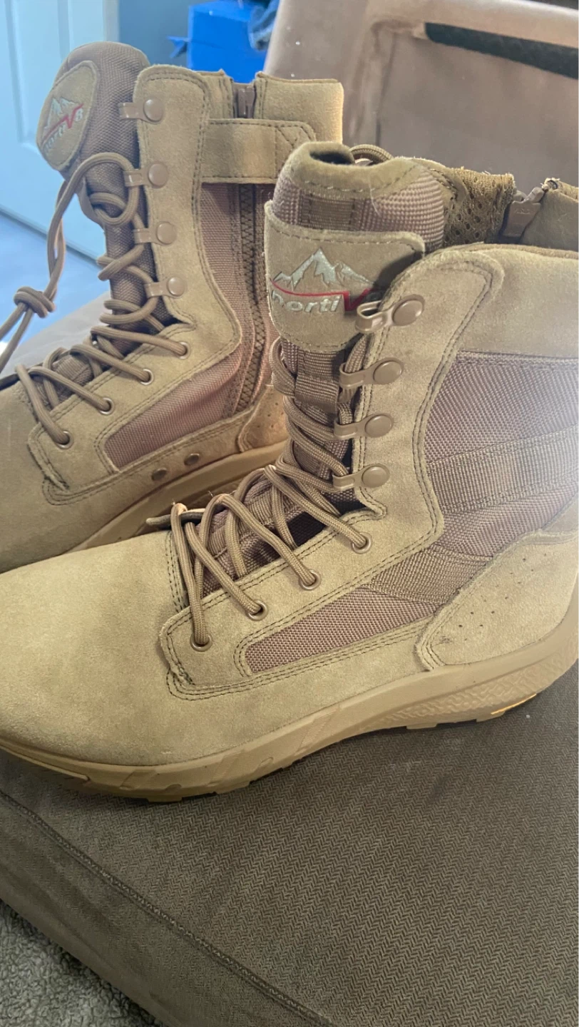 Tan Combat Boots - photo 5