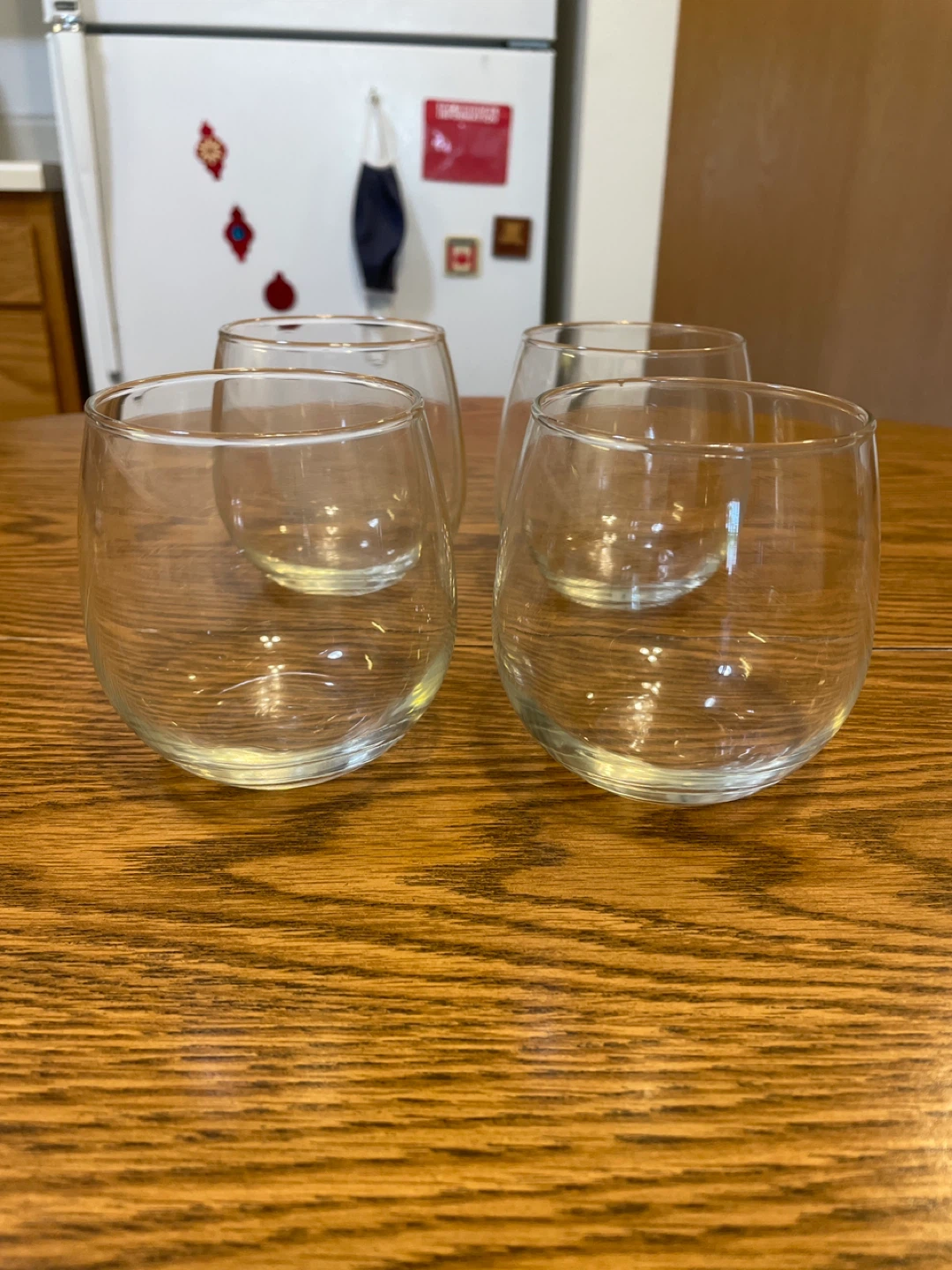 Set of 4 Stemless Wine Glasses