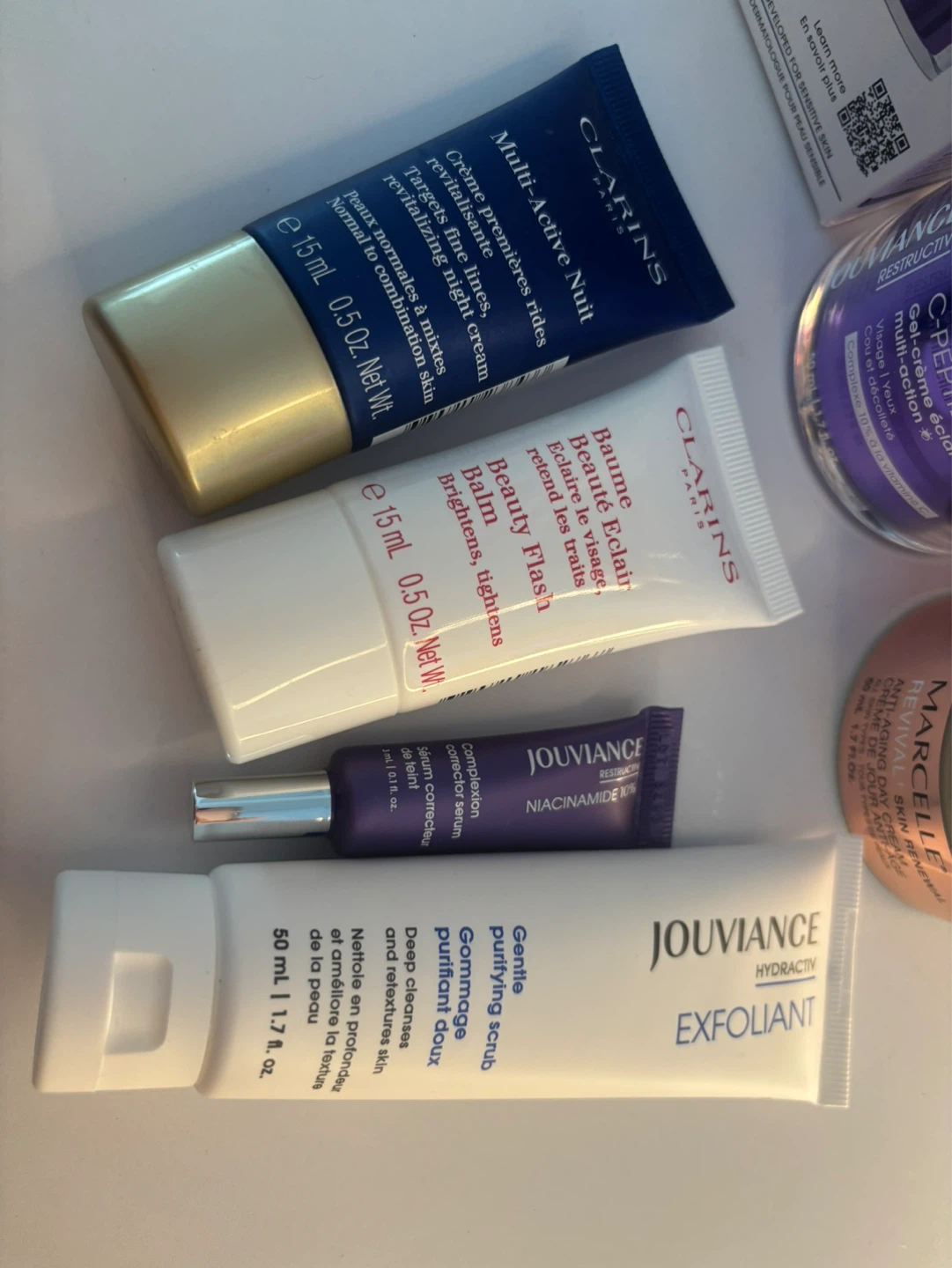 Jouviance & Clarins Skincare Lot (all unopened)