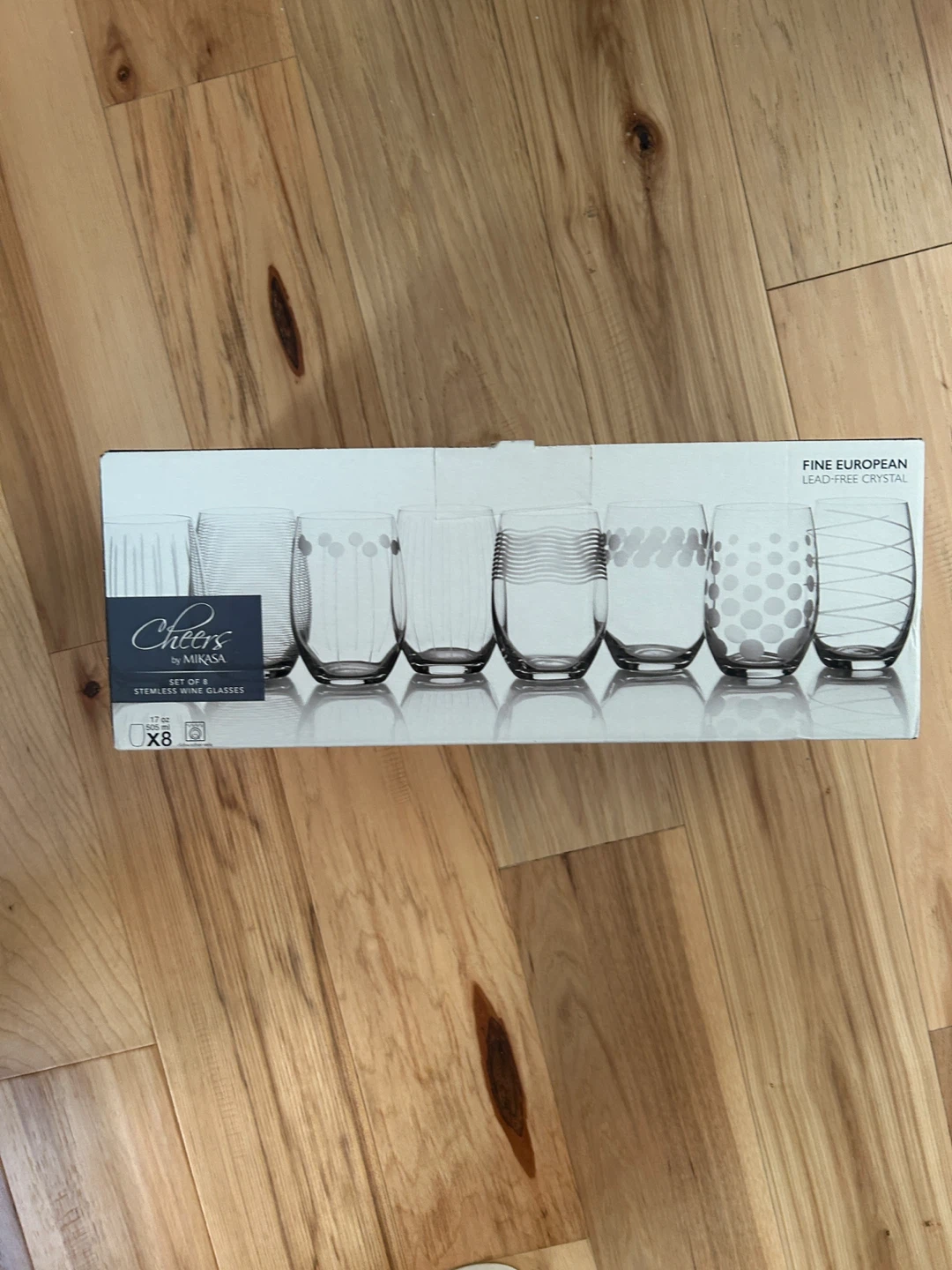 Mikasa 8 drinking glasses