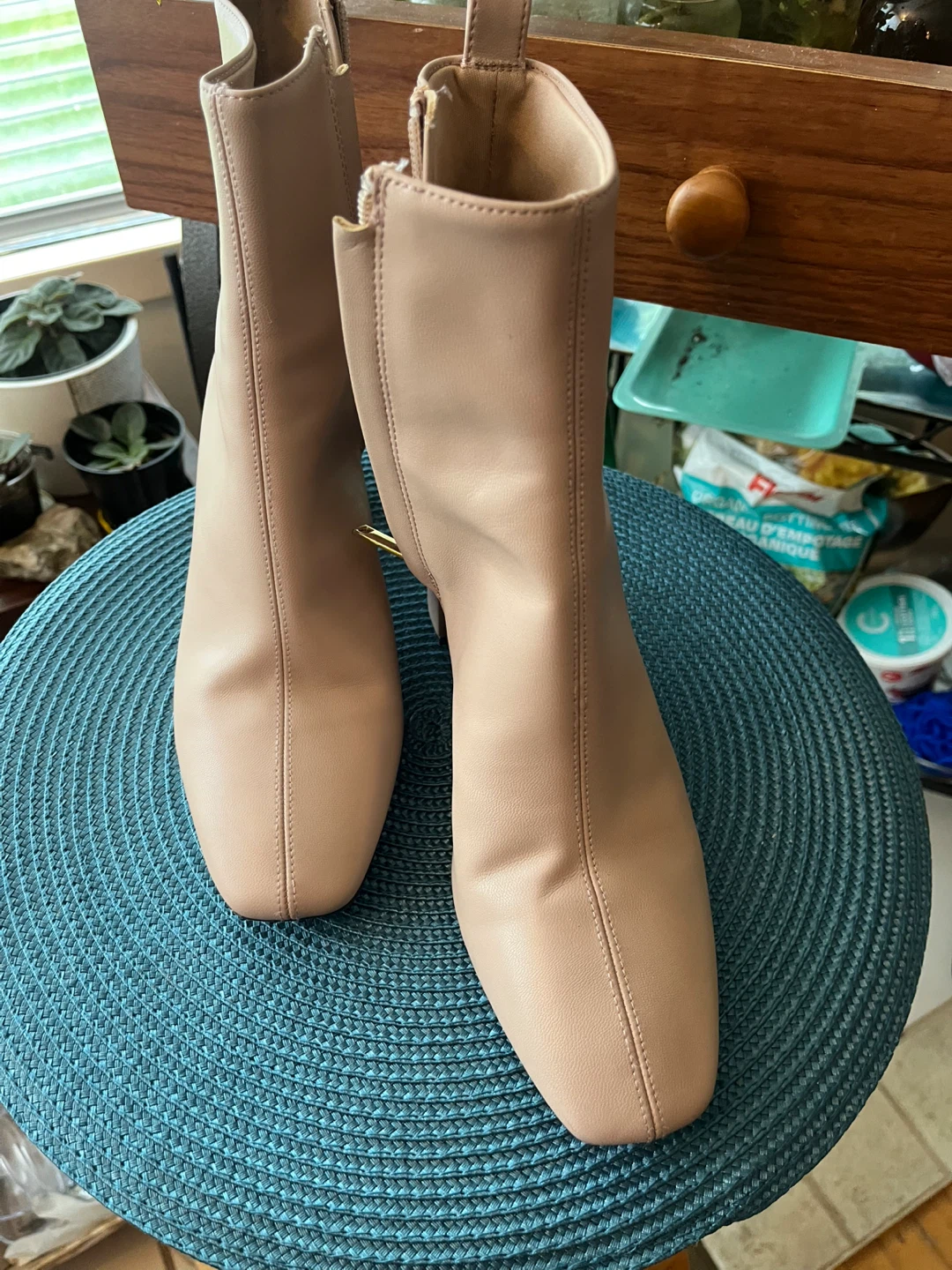 Beige Ankle Boots, H&M, next to New! - photo 2