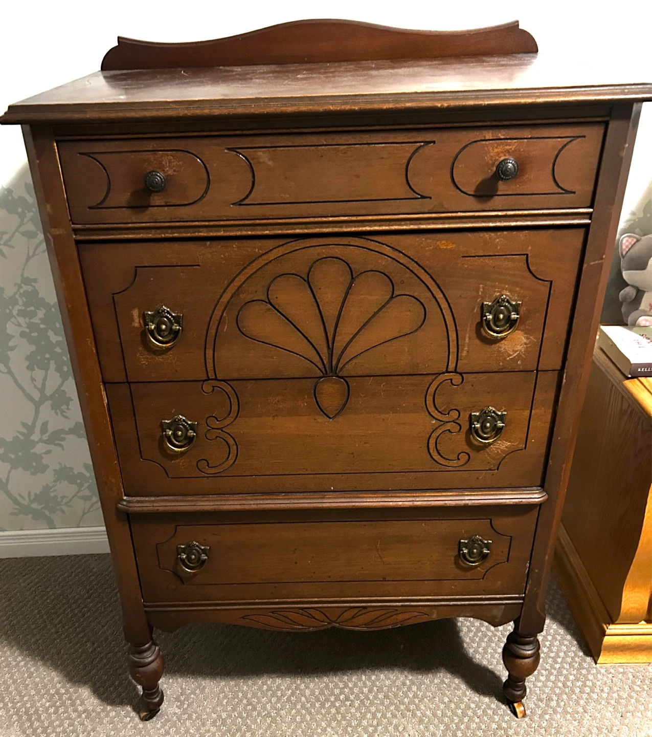 Vintage wooden dresser