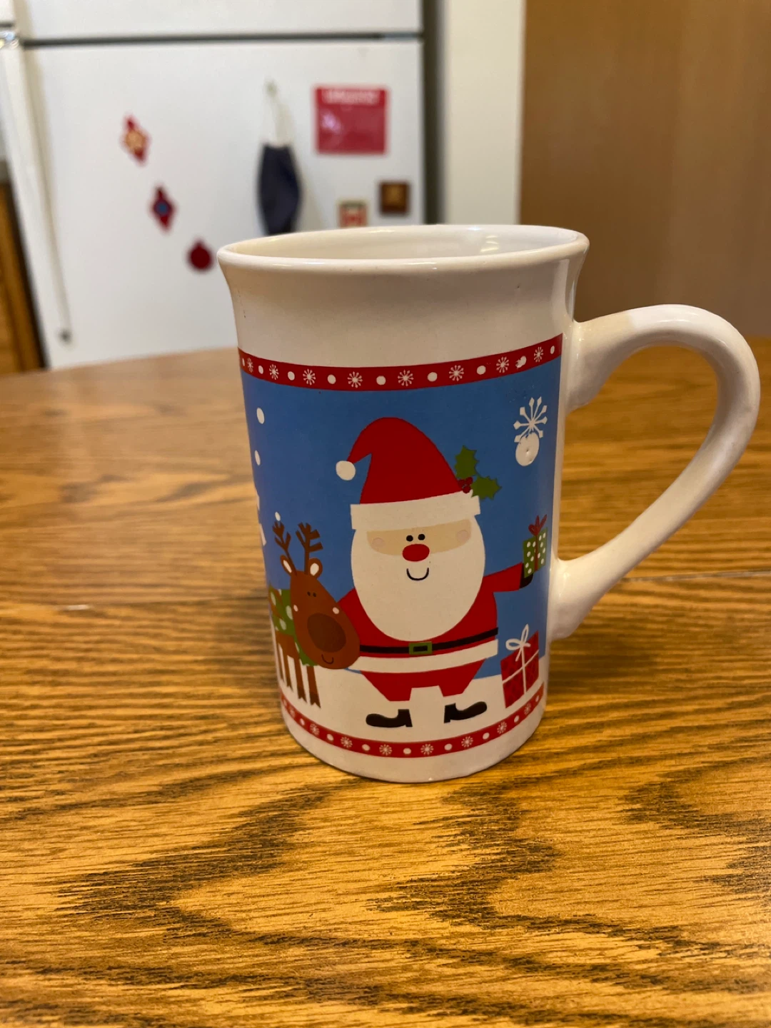 Christmas Santa and Reindeer Mug