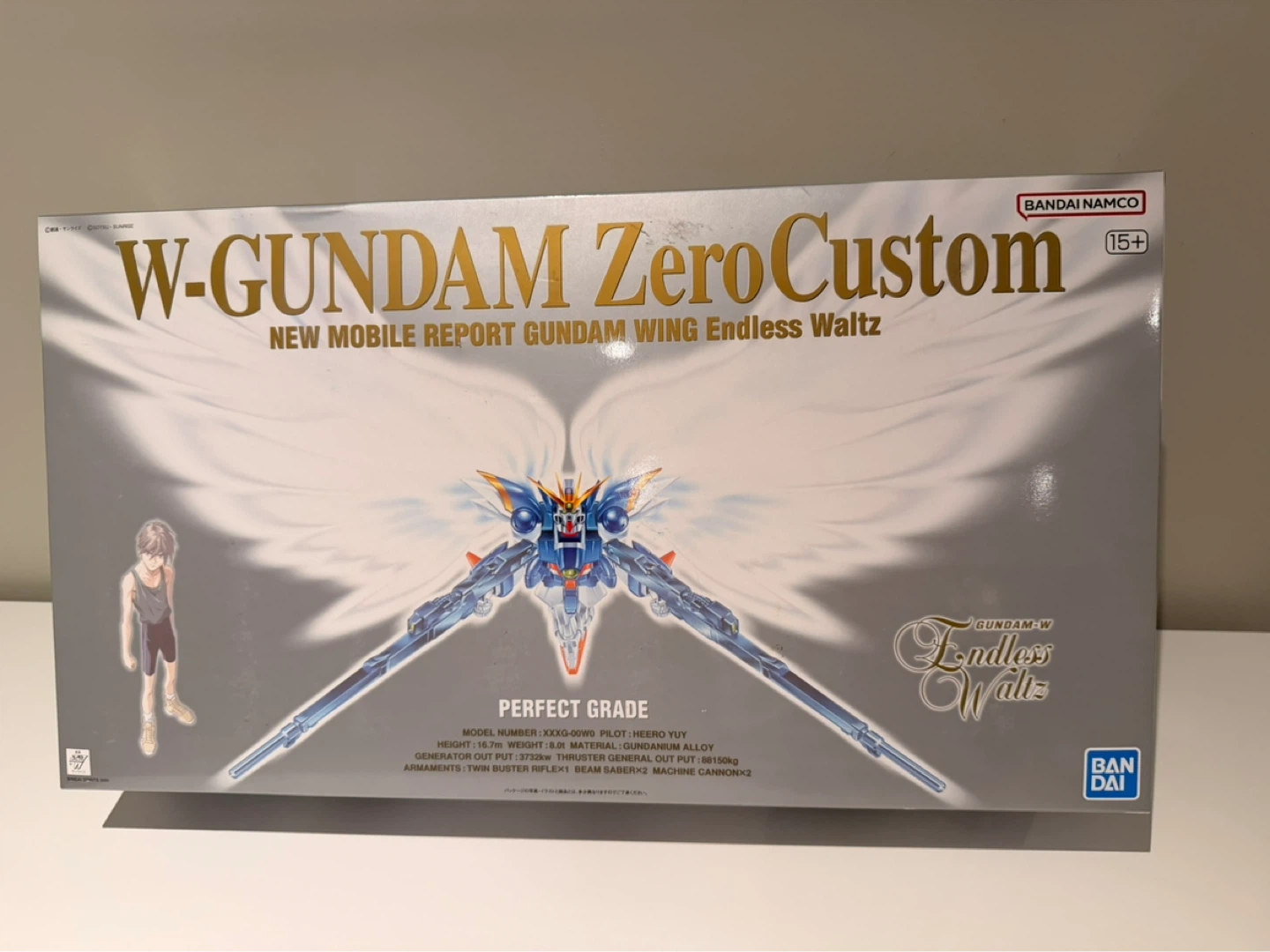 Bandai PG W-Gundam Zero Custom Model Kit