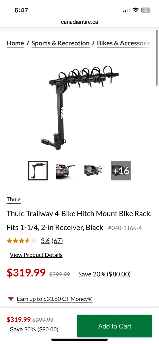 Thule Trailway 4-Bike Hitch Mount Bike Rack - photo 4